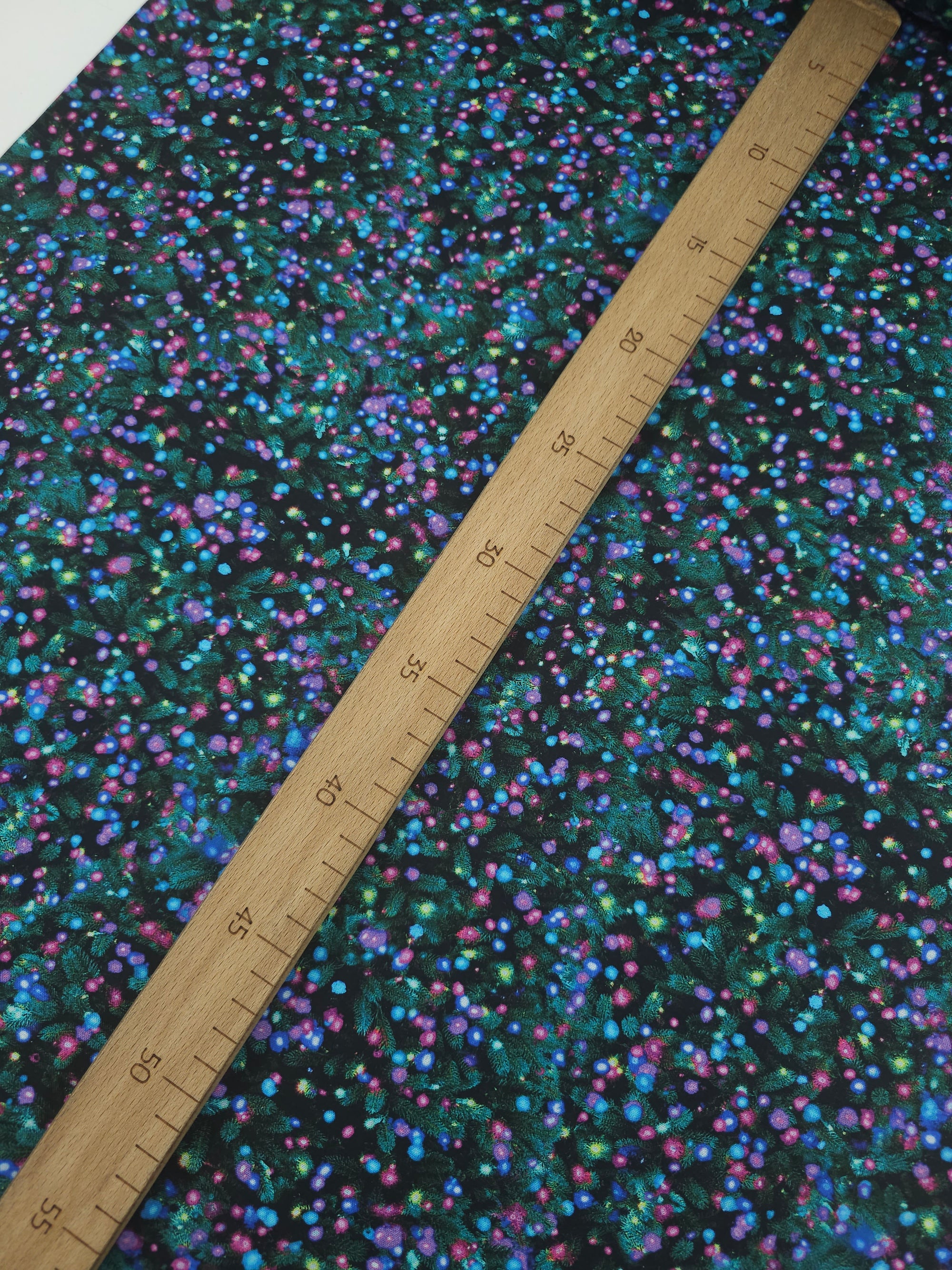 Christmas Tree Lights 100% Cotton