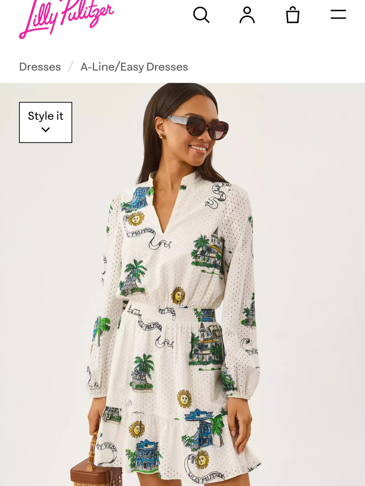 Coconut Key West Cotton Broderie Eyelet - Lilly Pulitzer