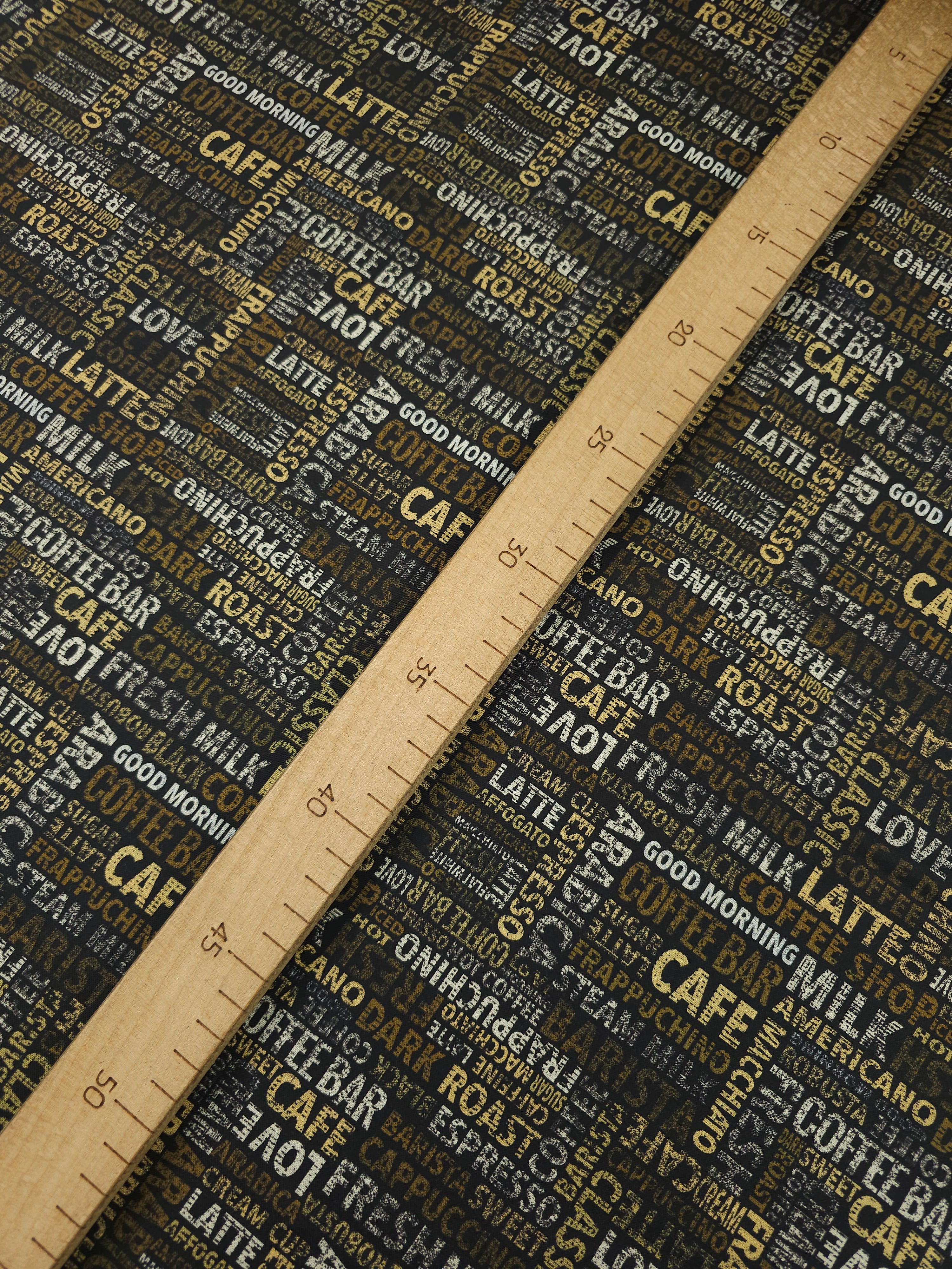 Coffee Bar Menu 100% Cotton