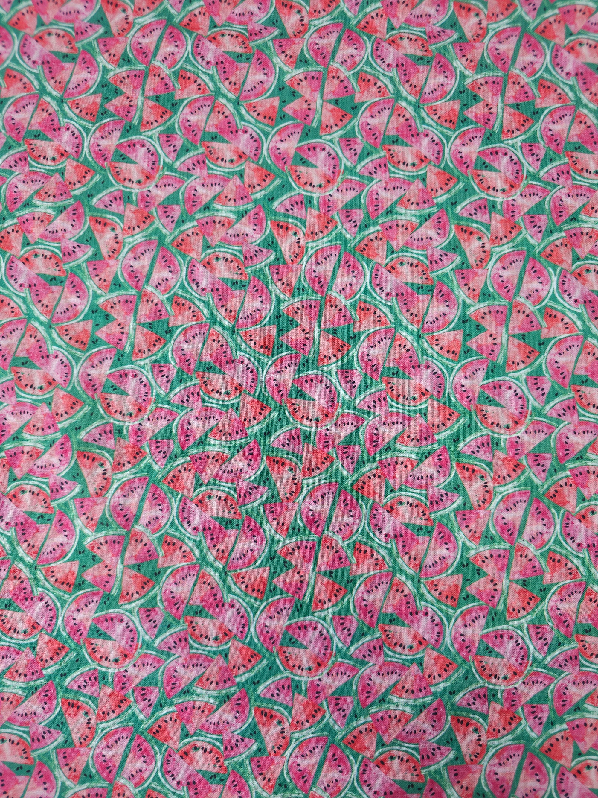 Ditsy Watermelon Slice 100% Cotton