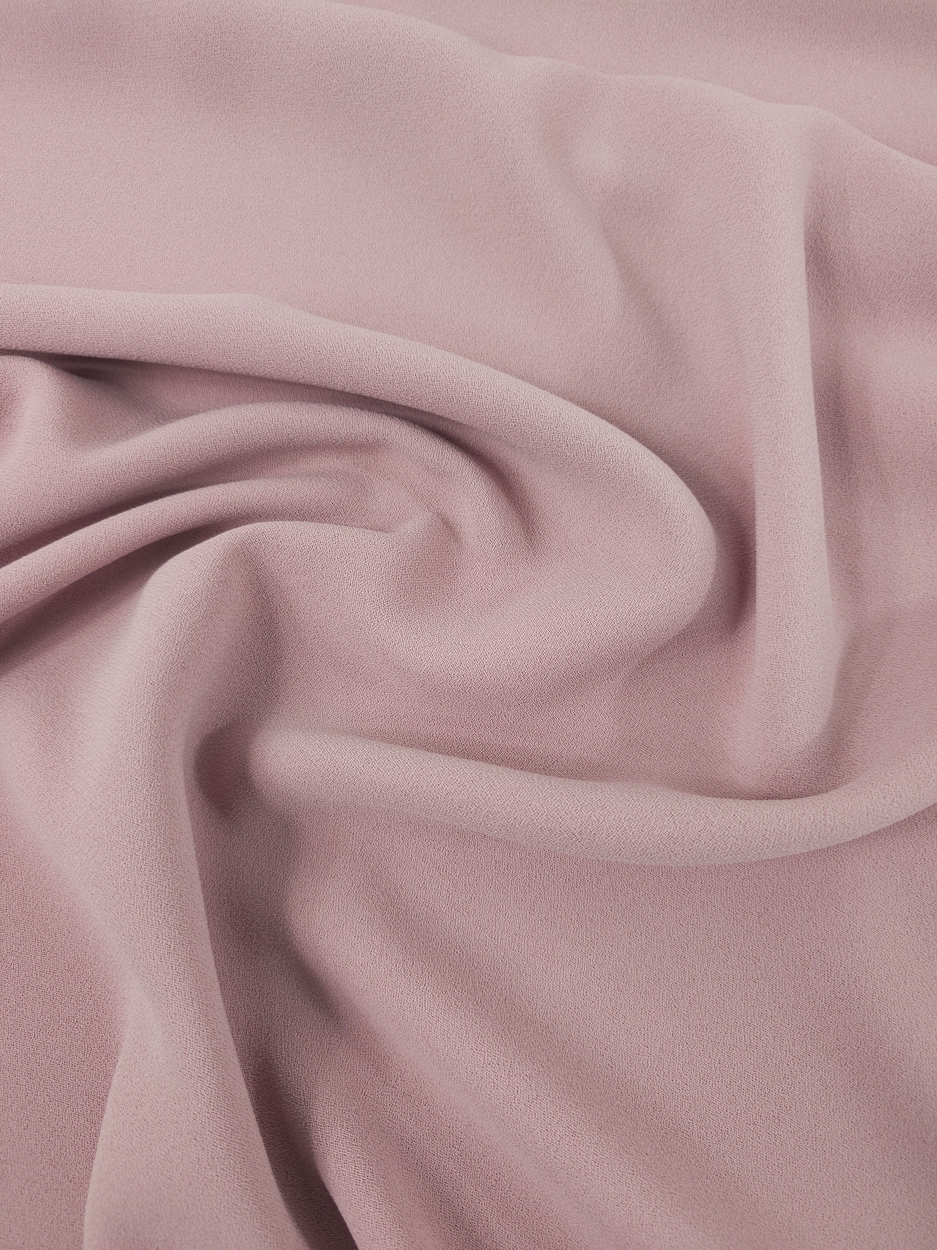 Pale Pink Poly Crepe Suiting