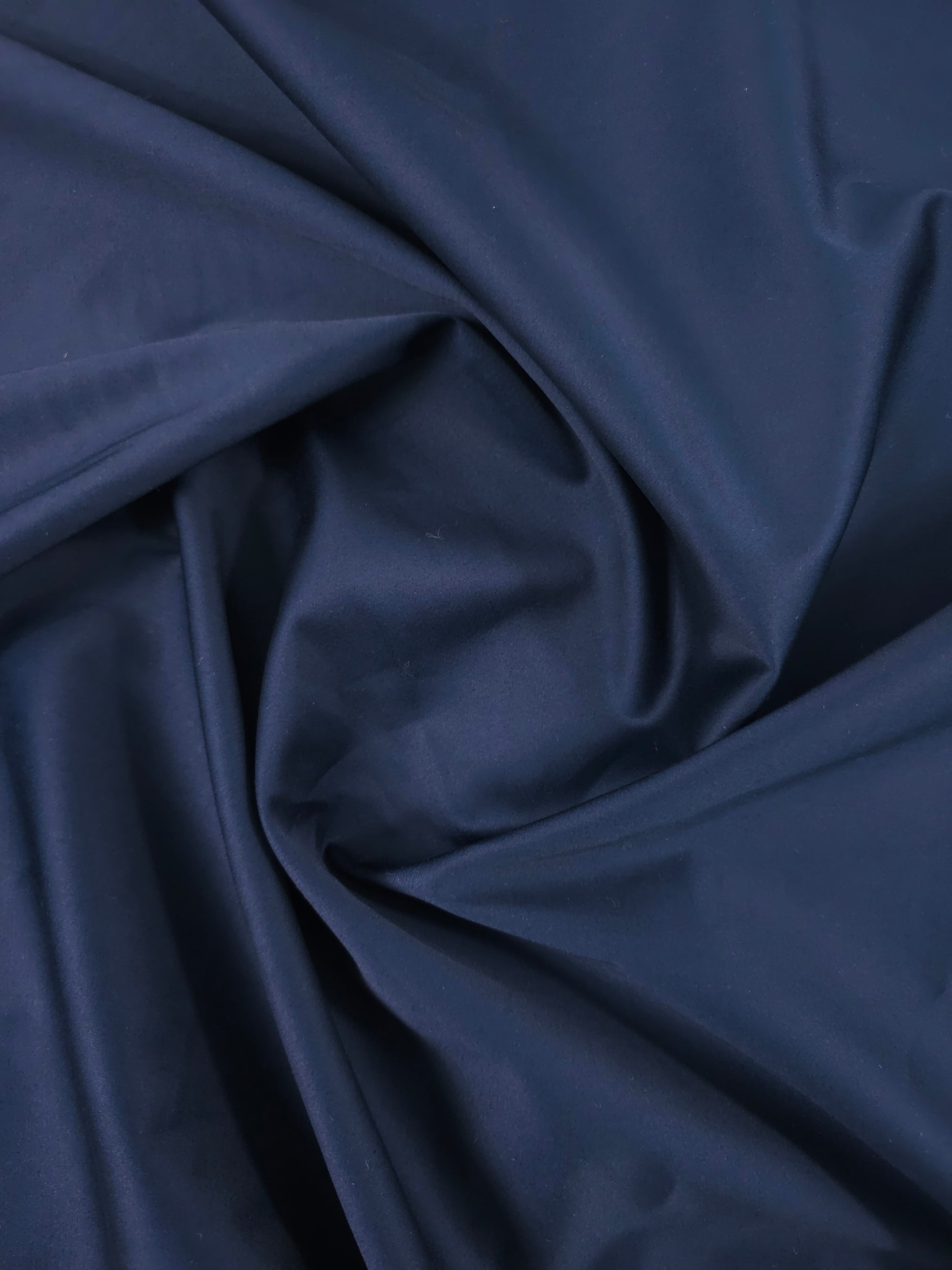 Petrol Navy Cotton Sateen