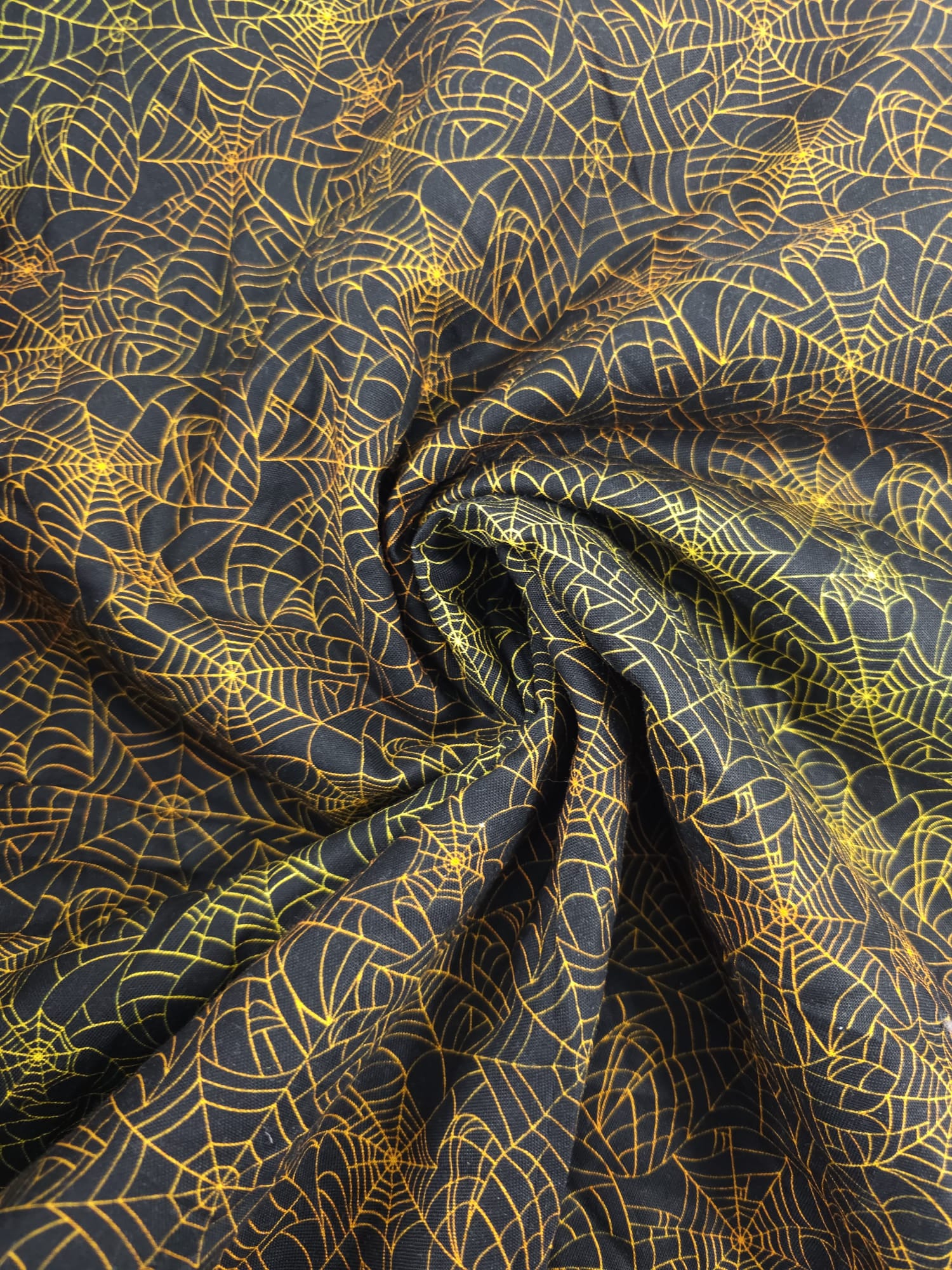 Golden Spider web Net Cotton - 1.5m Piece