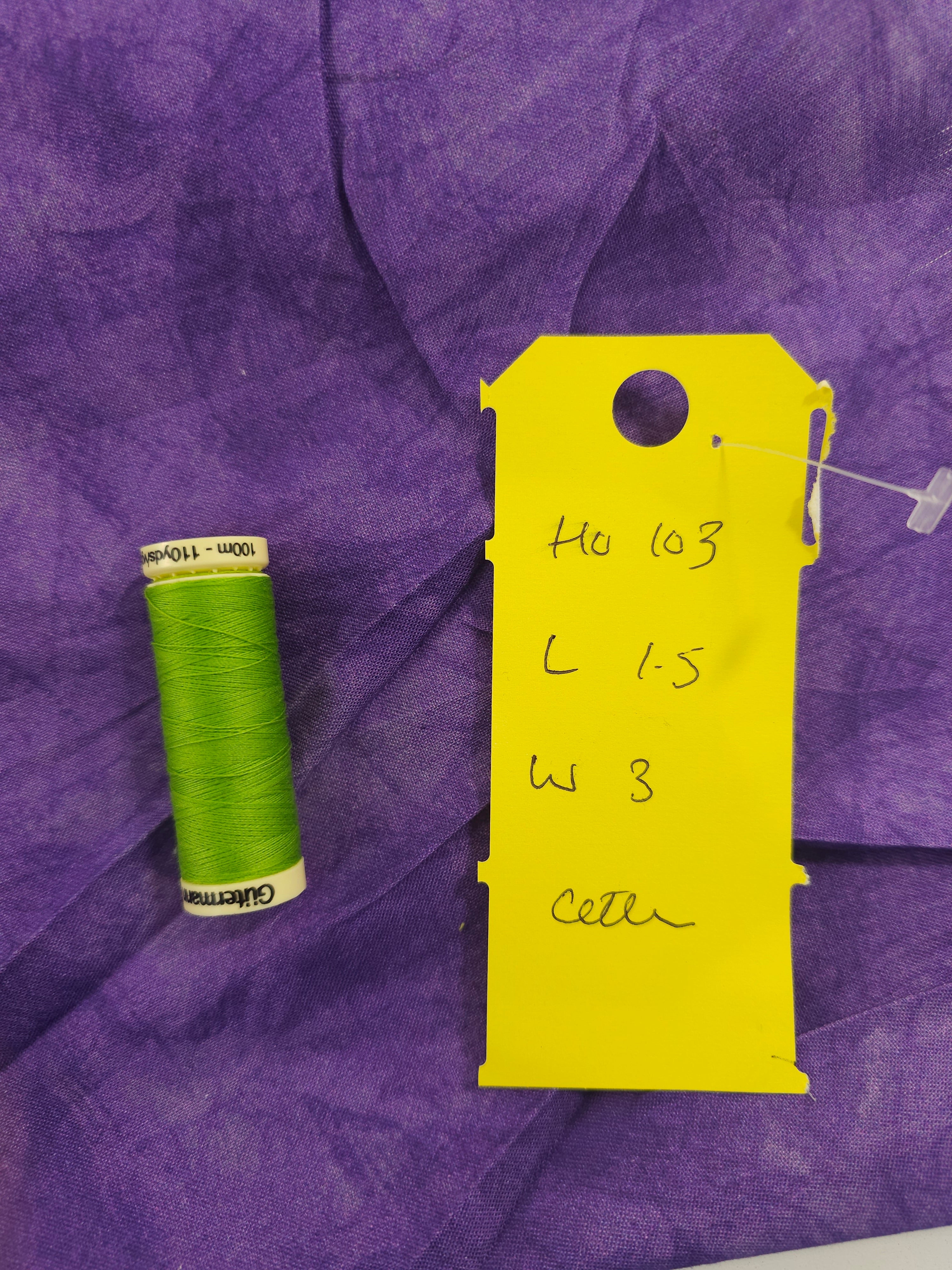 Purple shades Cotton- 1.5m piece