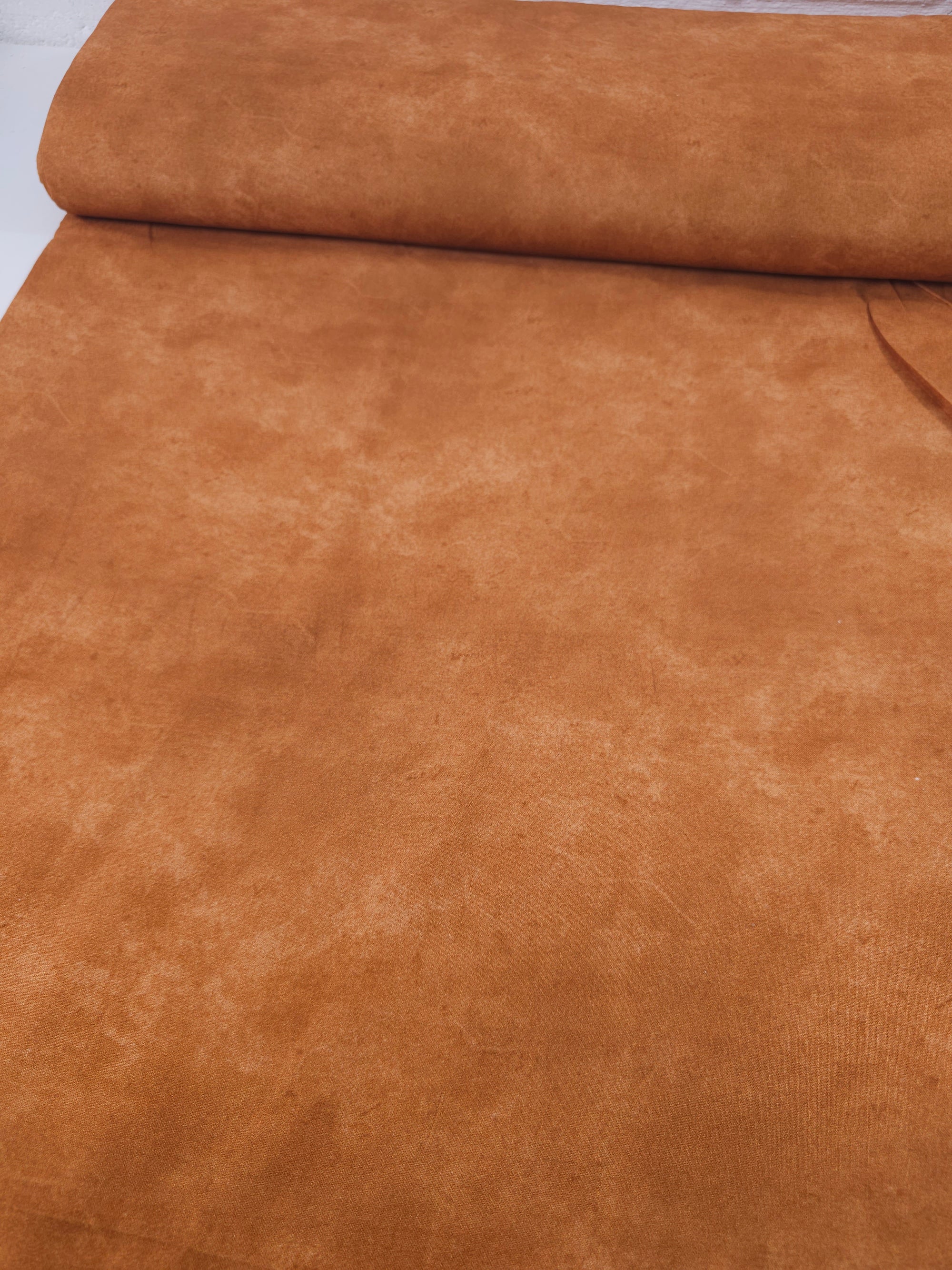 Rustic Orange Smudge 100% Cotton