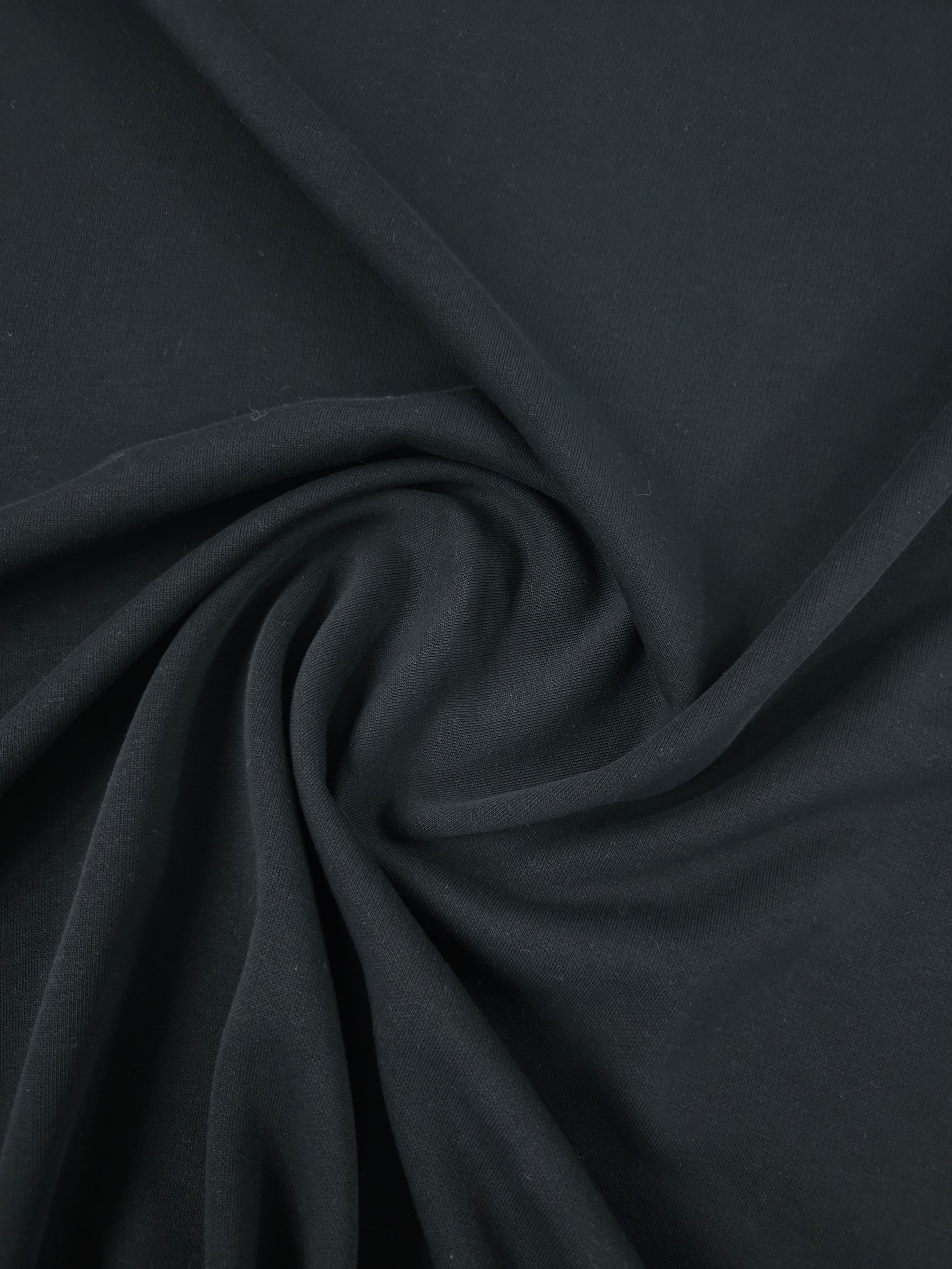 Black Loopback Terry