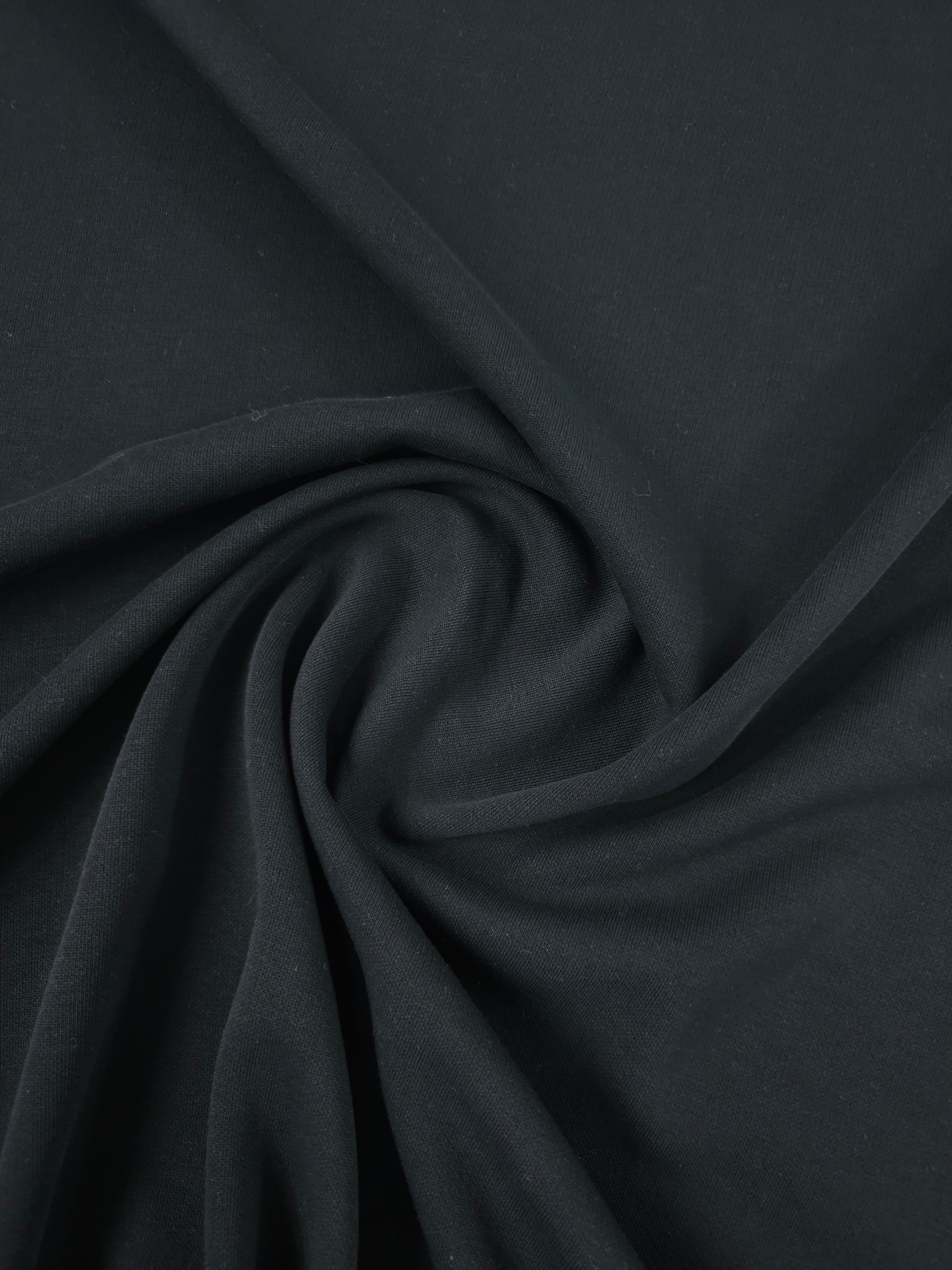 Black Loopback Terry