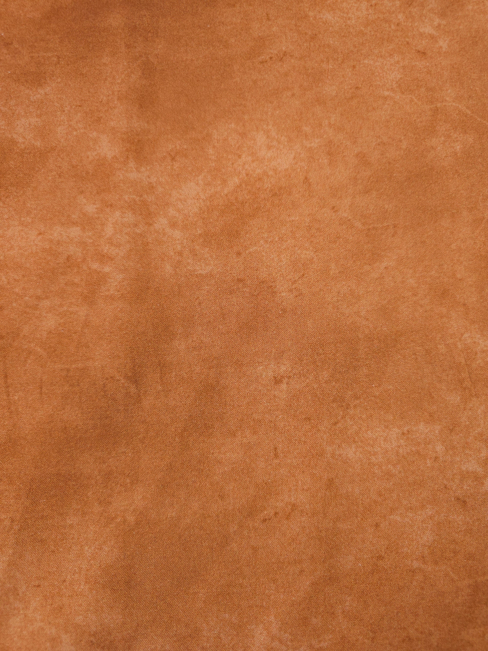 Rustic Orange Smudge 100% Cotton