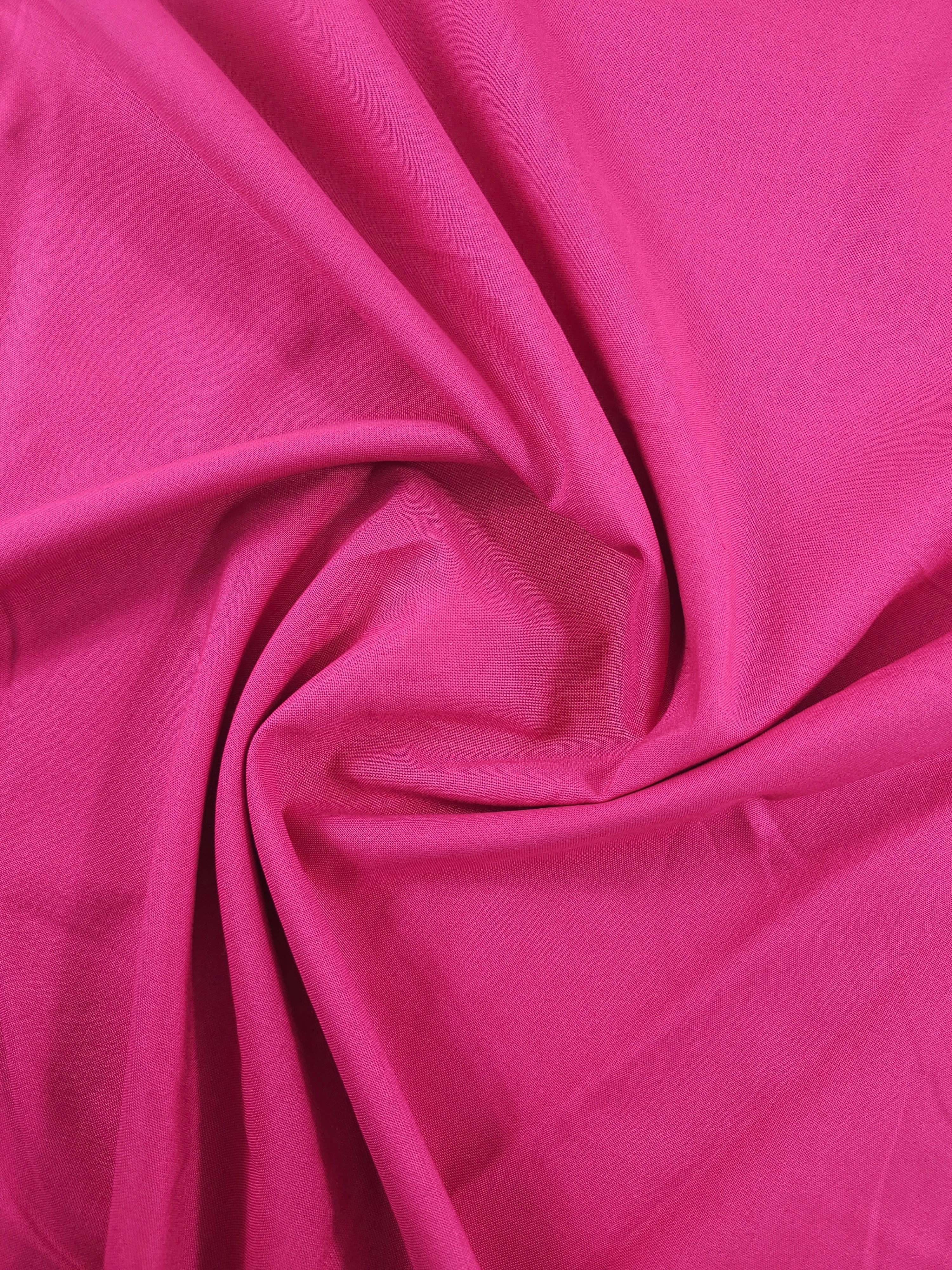 Hot Pink 100% Cotton
