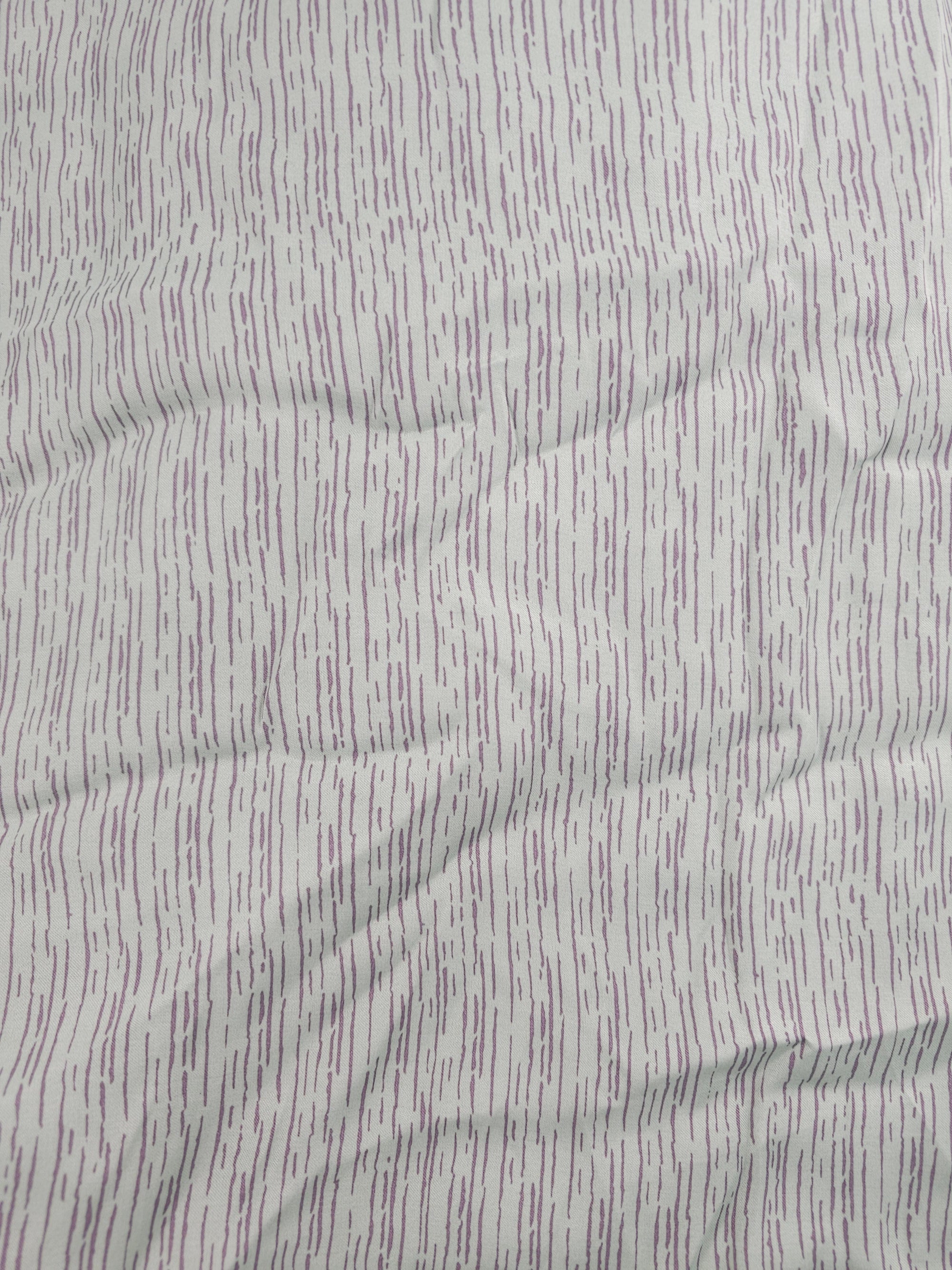Mint grey stripe Viscose- 6m piece