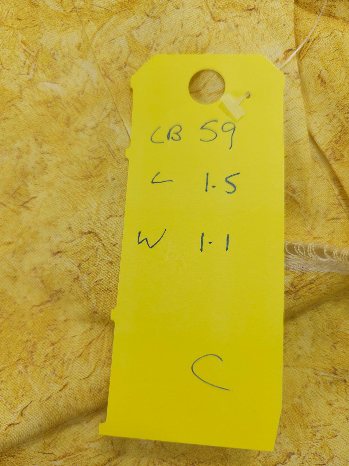 Yellow paint Cotton (Various Sizes)