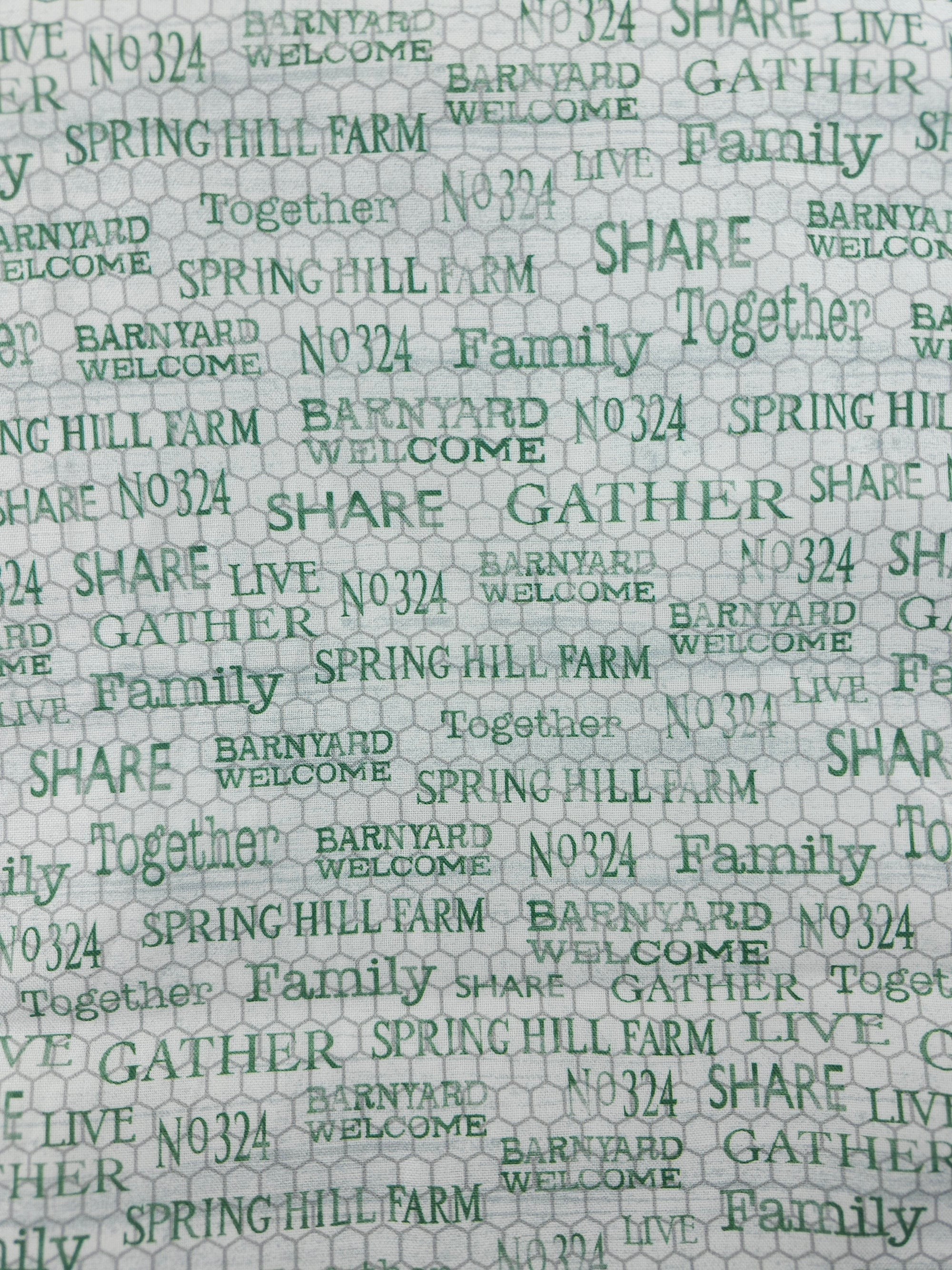 Spring hill farm Cotton- 4.4m piece