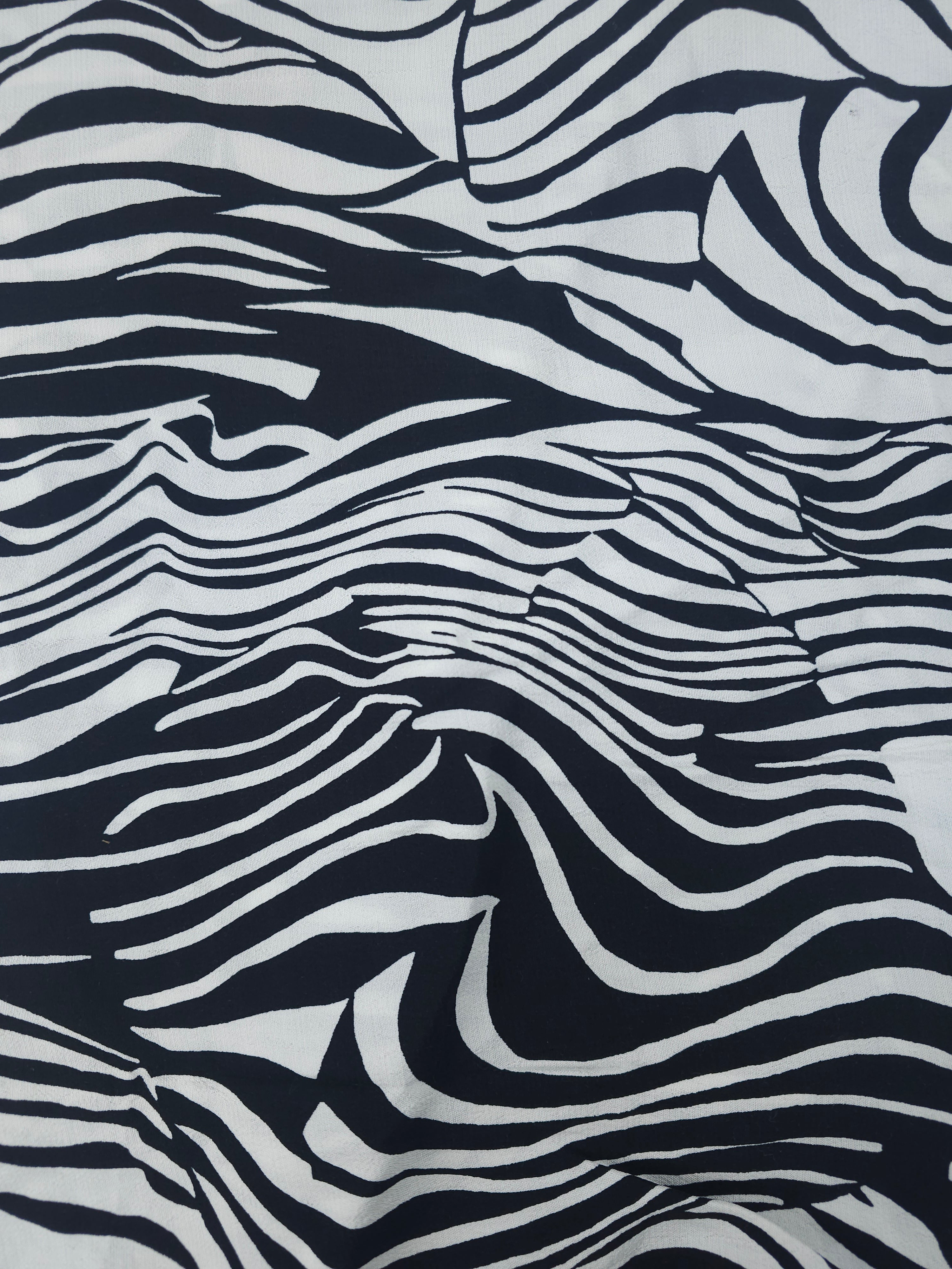 Zebra Viscose Crepe- 3.3m piece