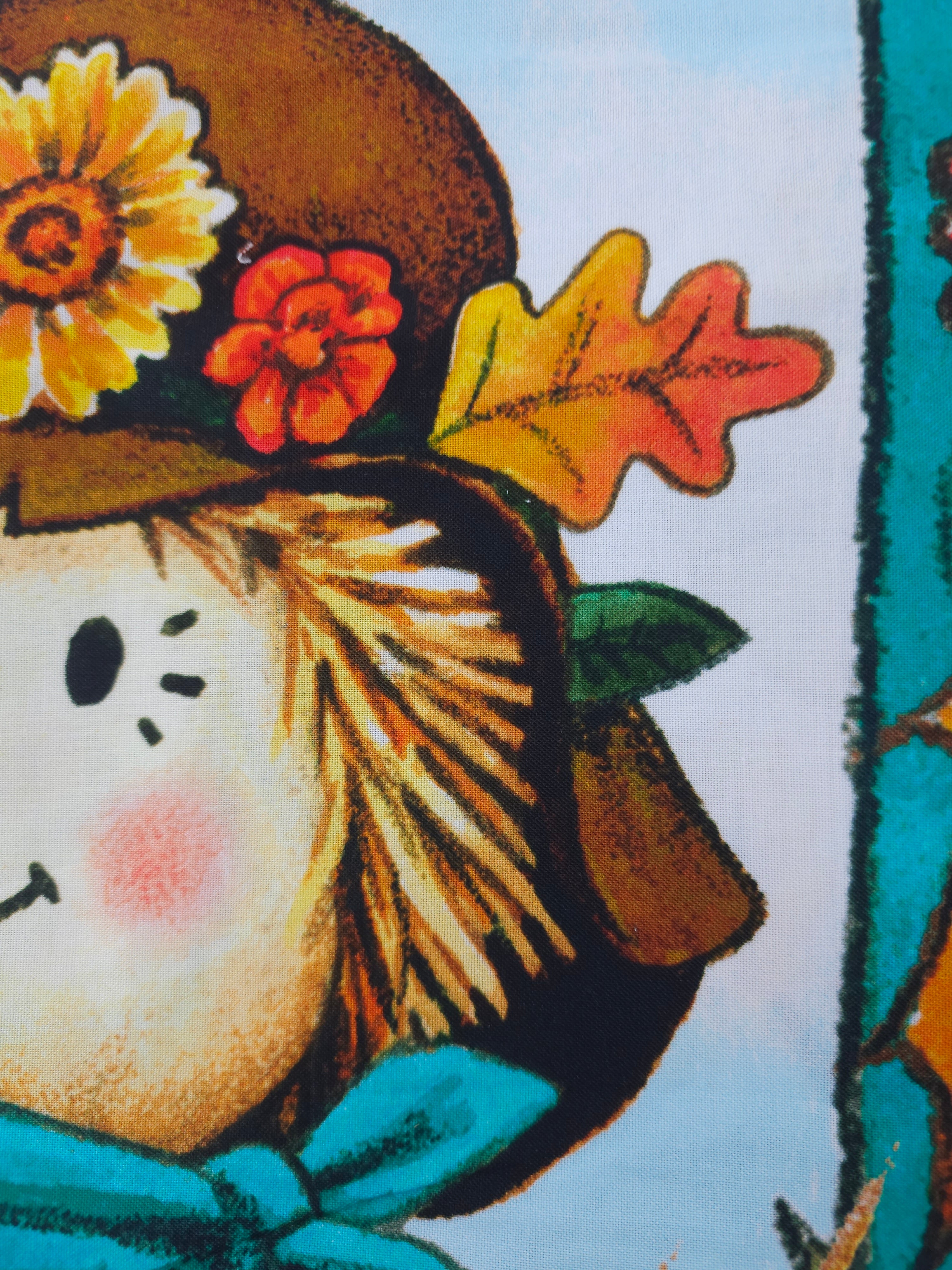 Scarecrow season Cotton panel- 2m piece
