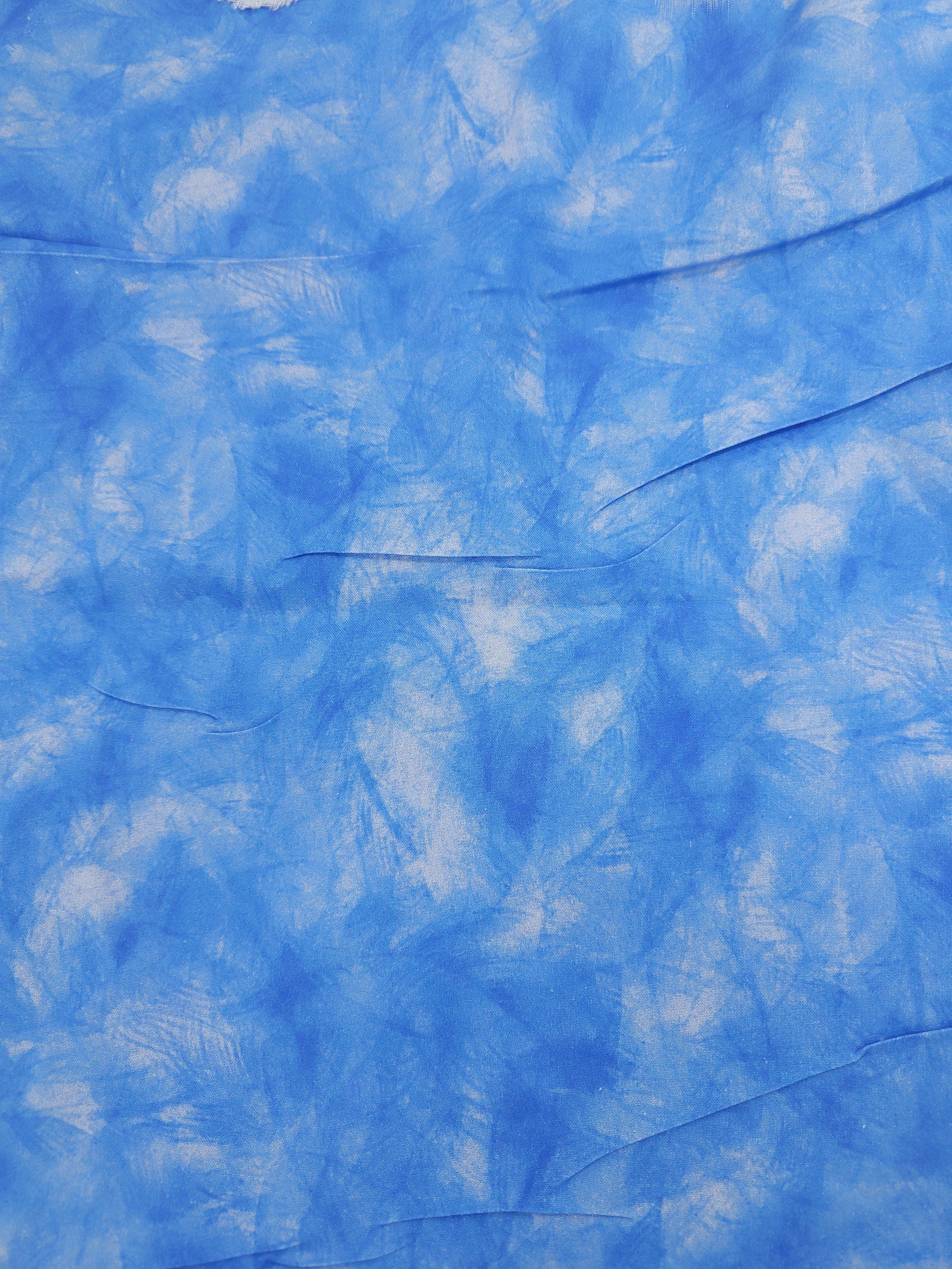 Blue skies Cotton- 1m piece
