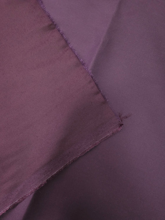 Midnight Purple Brushed Cotton Tencel