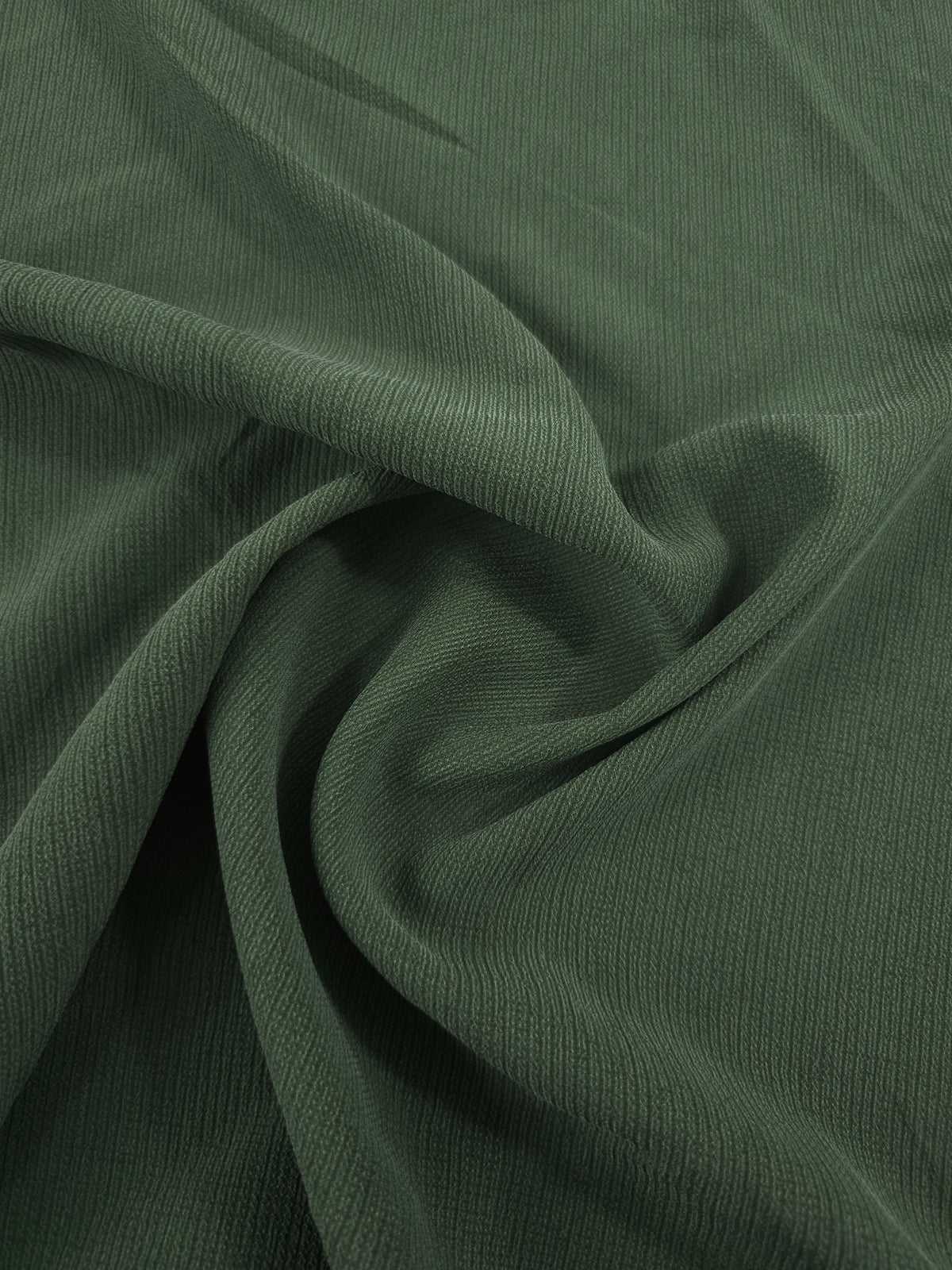 Green Sandwashed Textured Cupro Nylon
