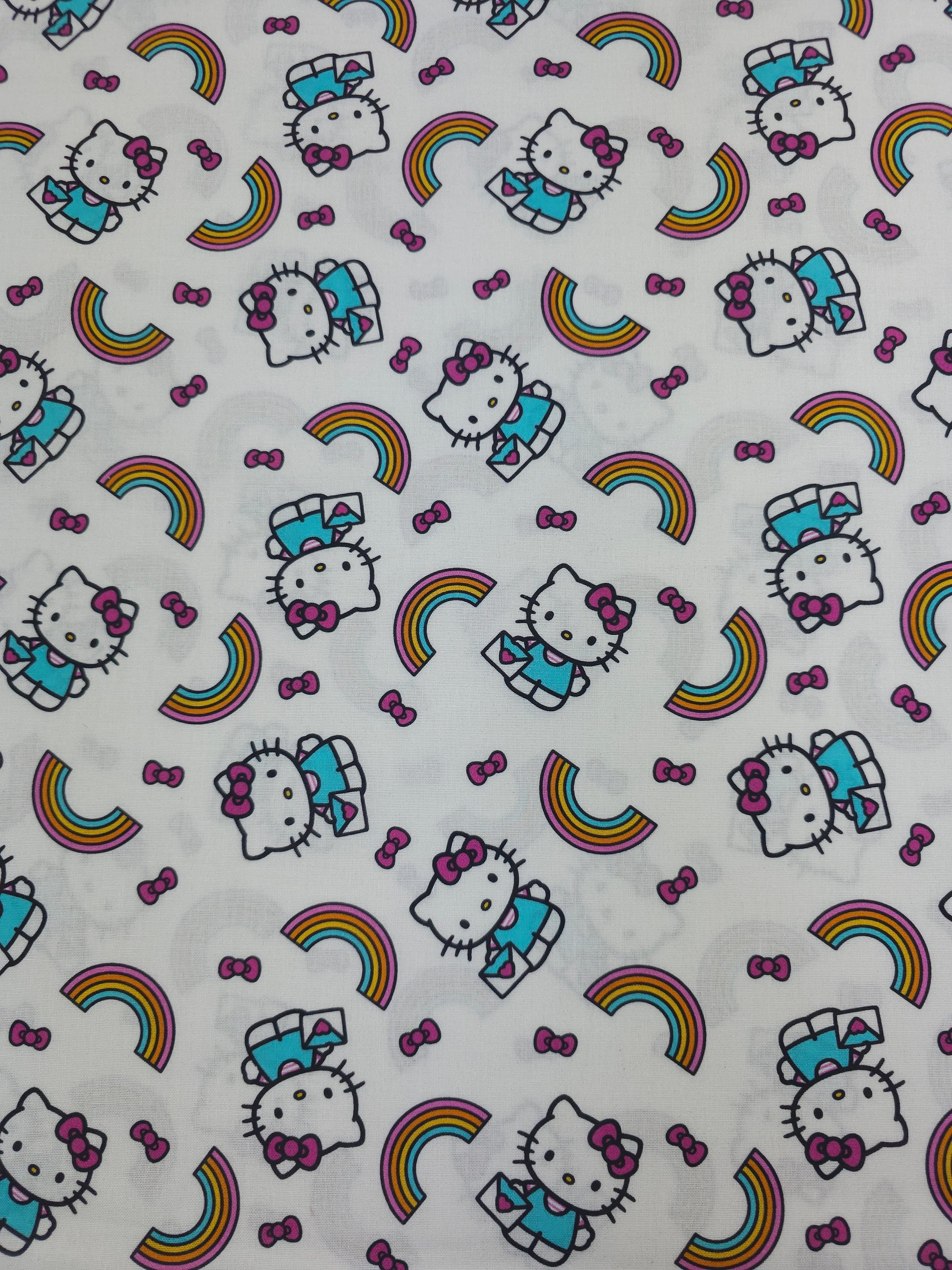 Hello Kitty Rainbow 100% Cotton