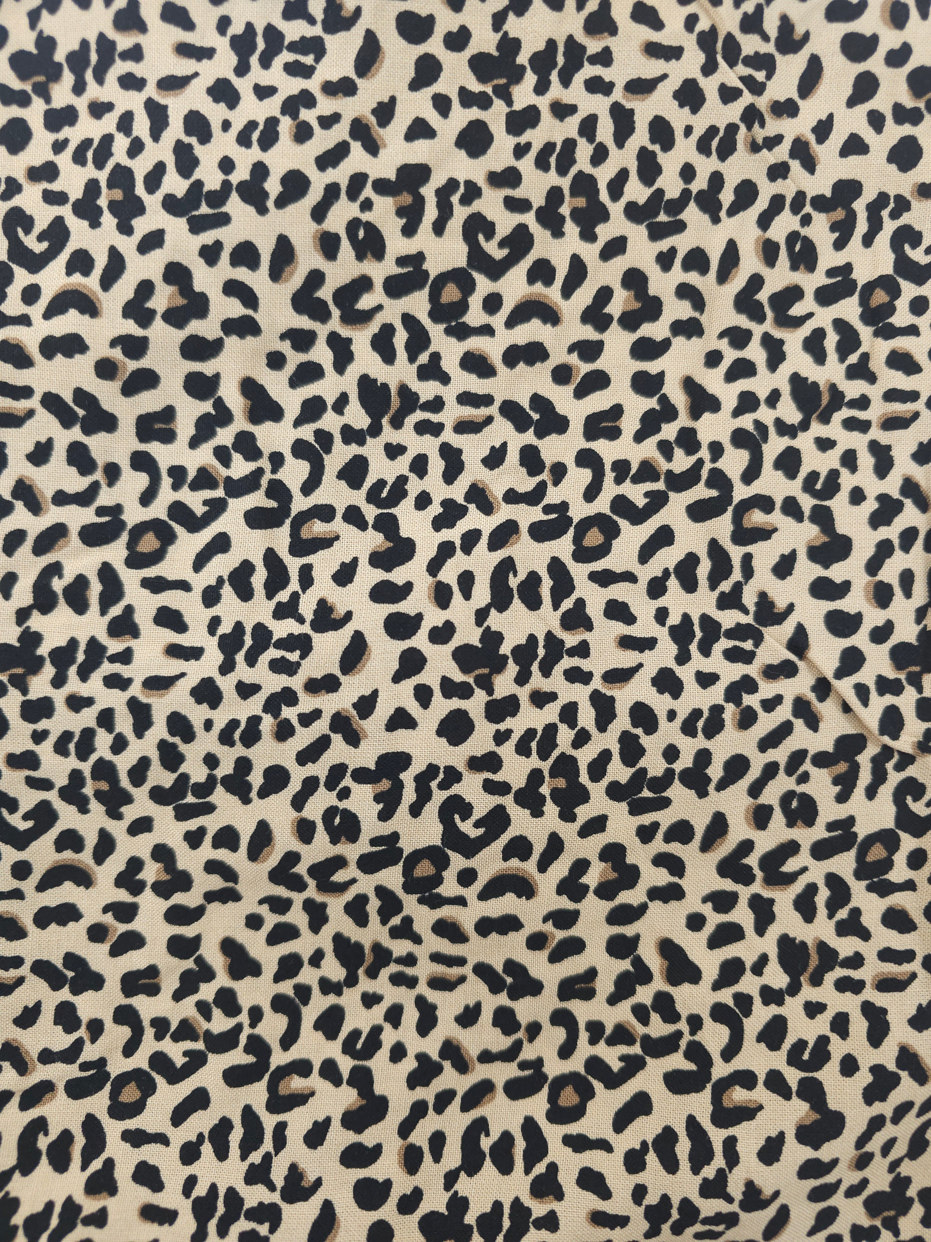 Small warm cheetah Viscose- 1.6m piece