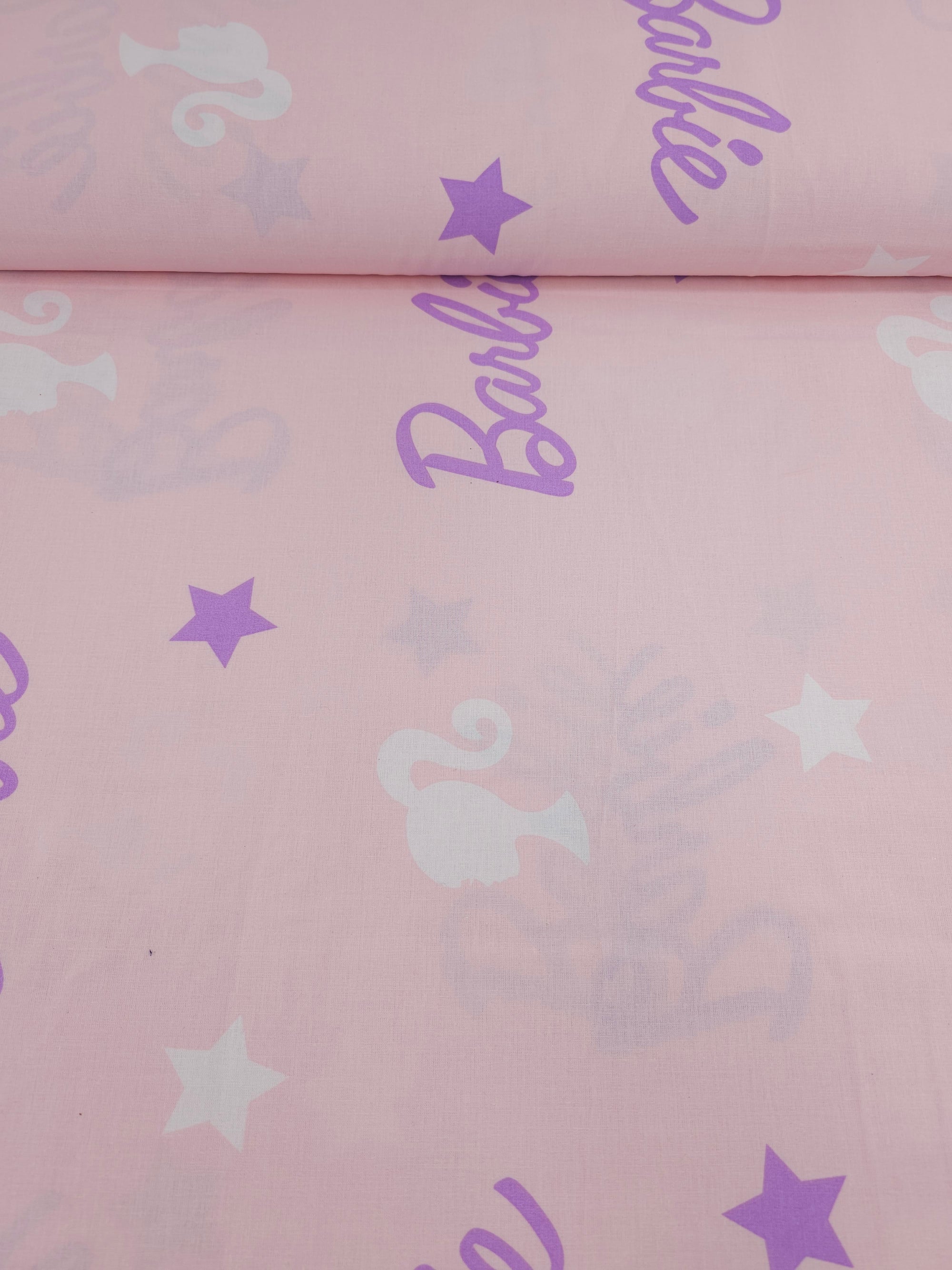 B*A*R*B*I*E Logo 100% Cotton 112" *EXTRA WIDE*