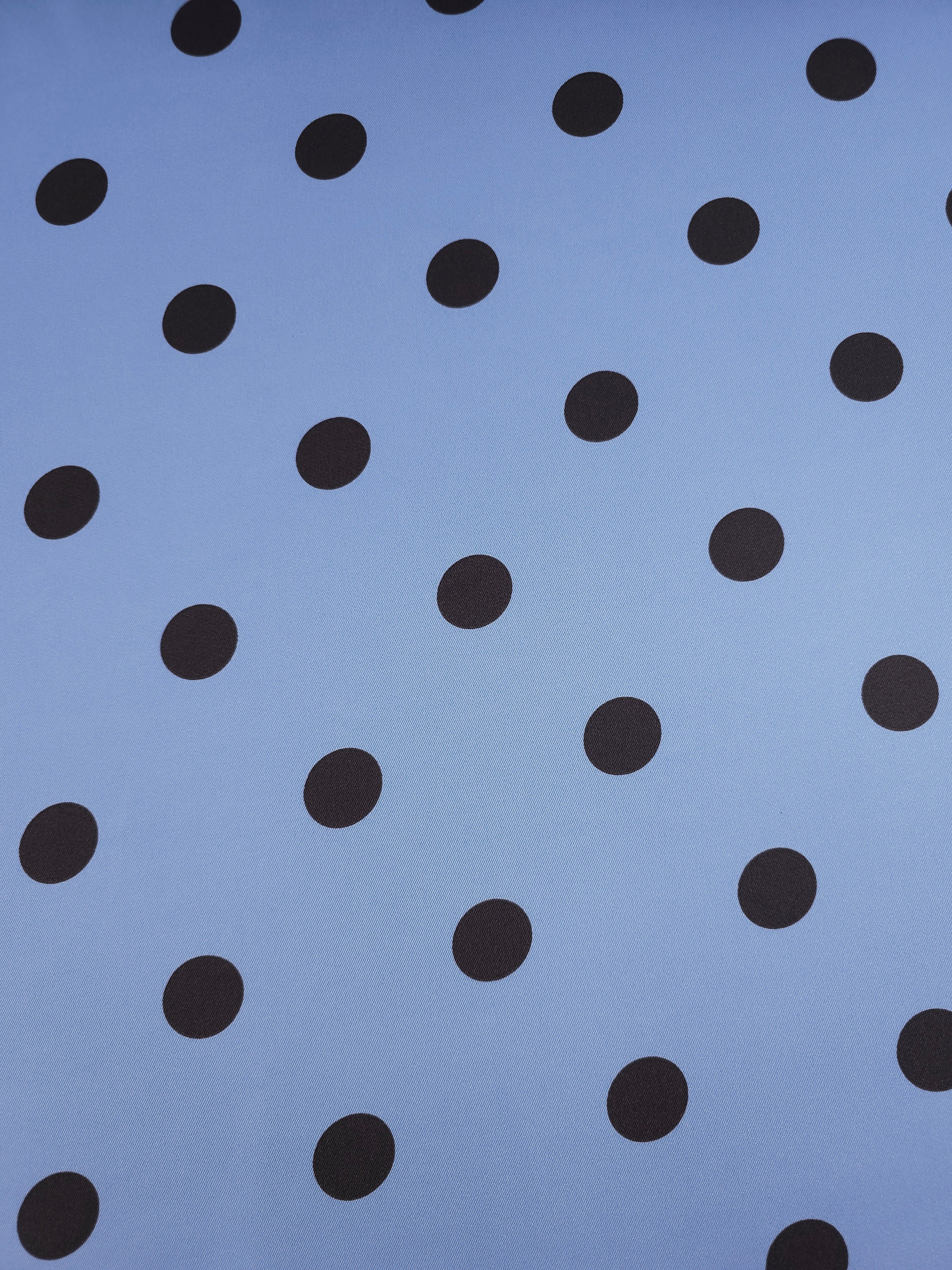 Cornflower Blue/Brown Polka Spot Poly