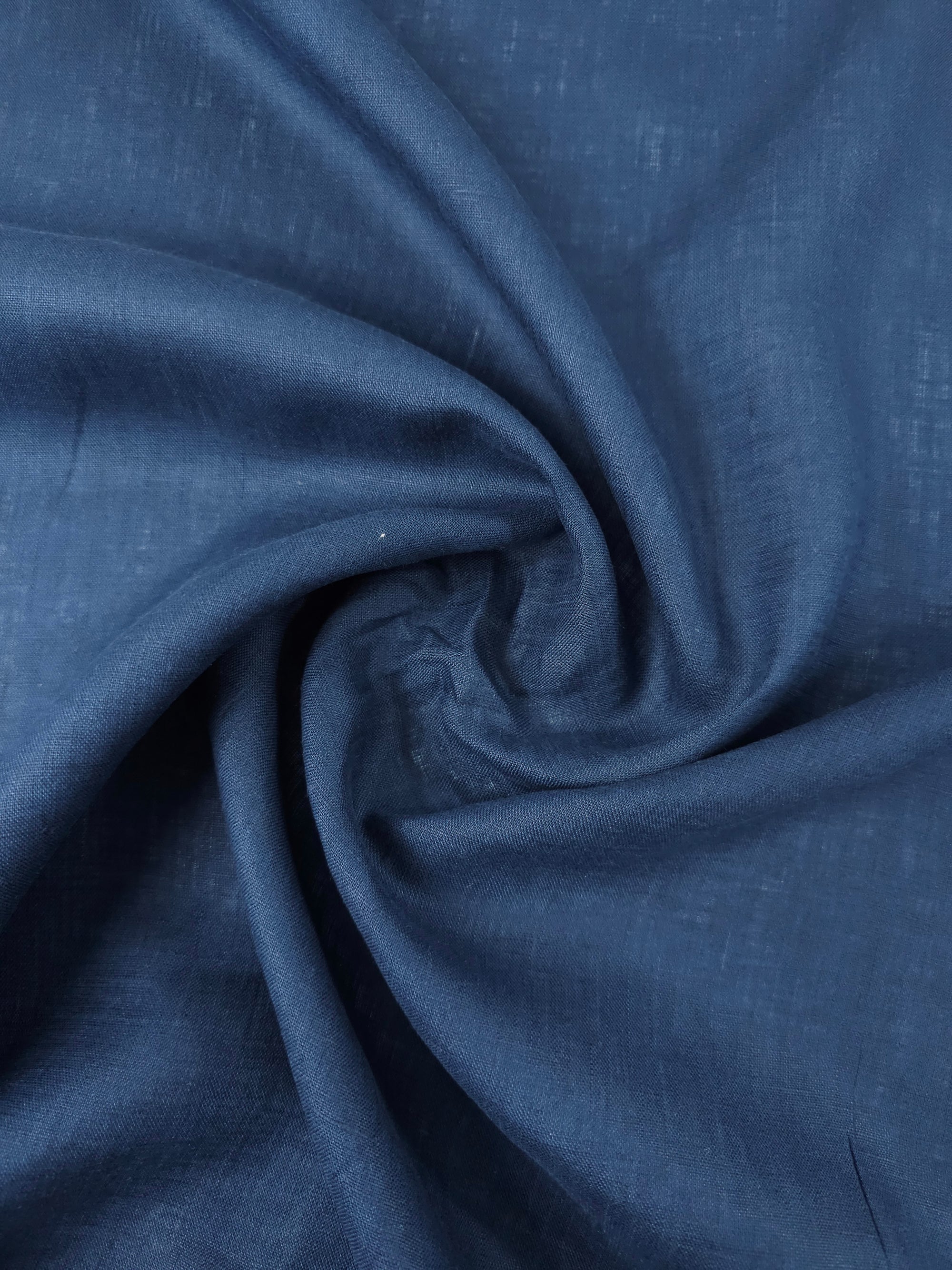 Petrol Navy 100% Linen