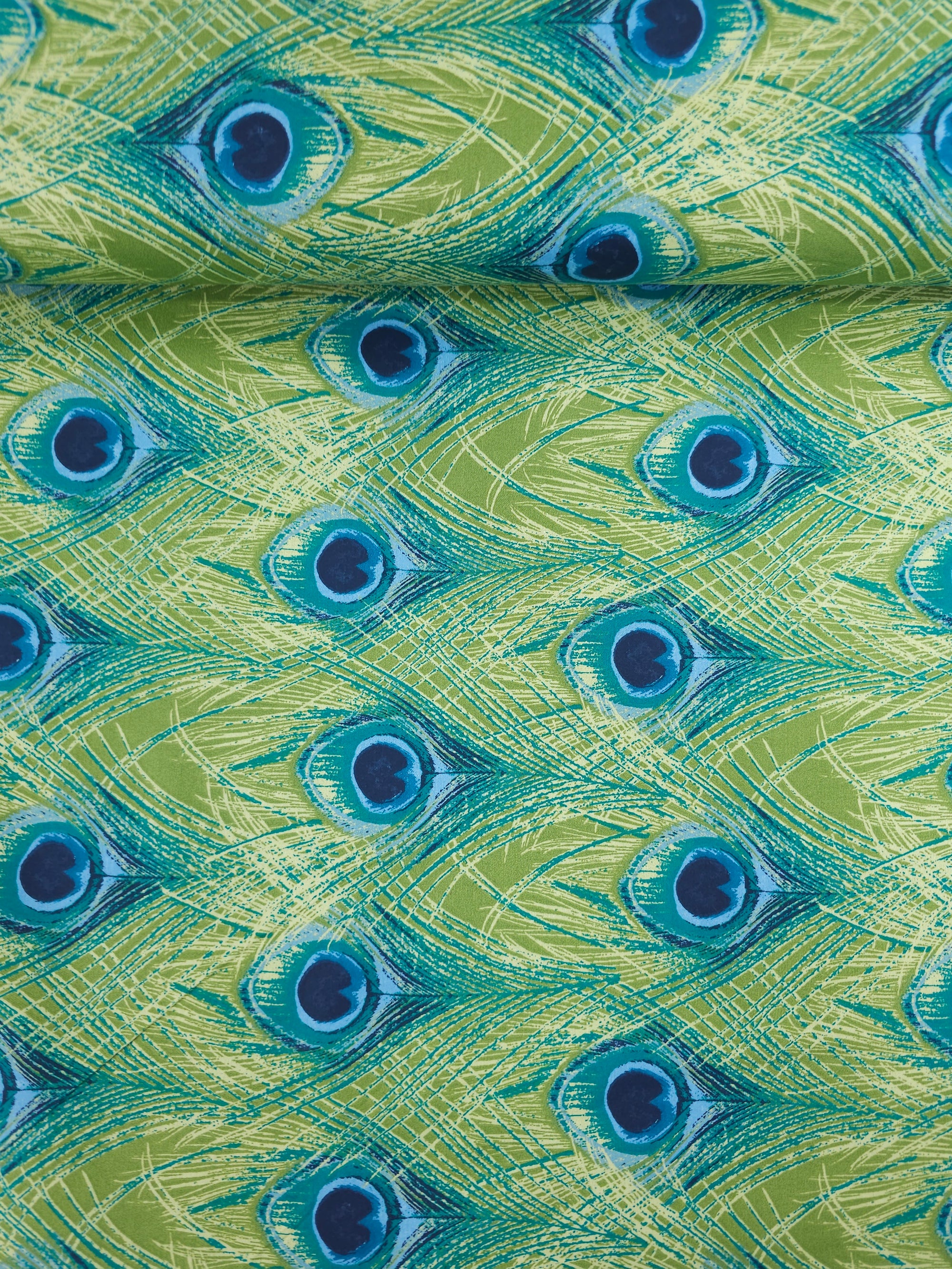 Peacock Feathers 100% Cotton 103" *EXTRA WIDE*