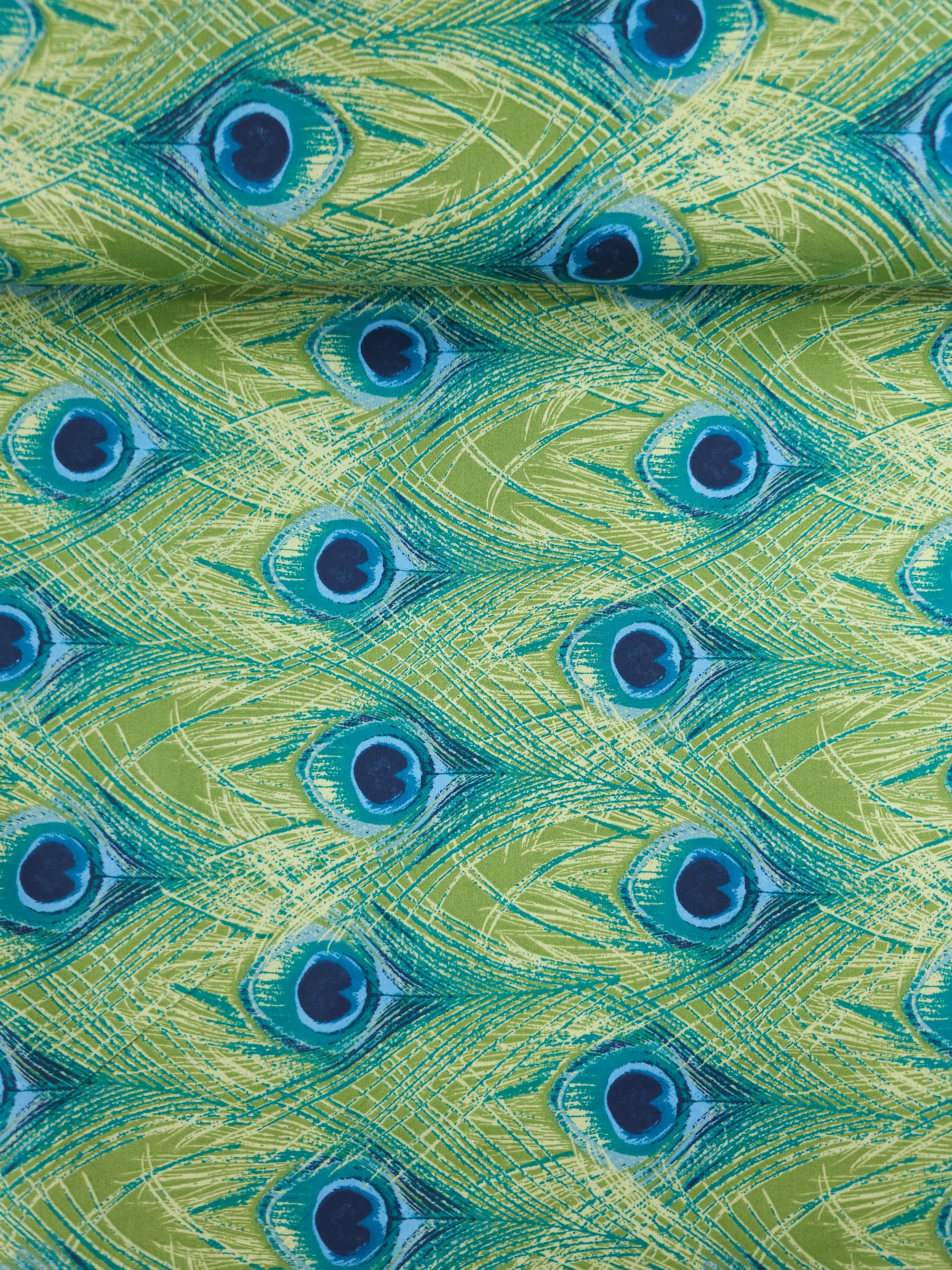 Peacock Feathers 100% Cotton 103" *EXTRA WIDE*