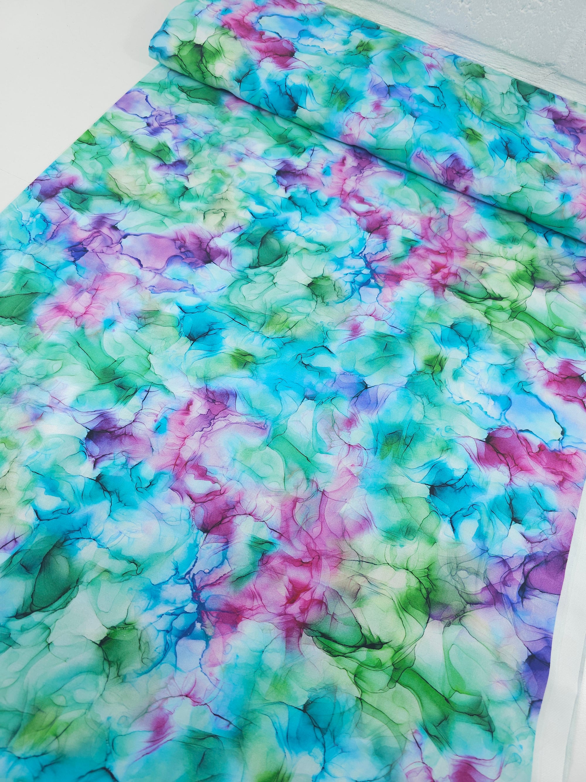 Mermaid Watercolour Diffusion 100% Cotton