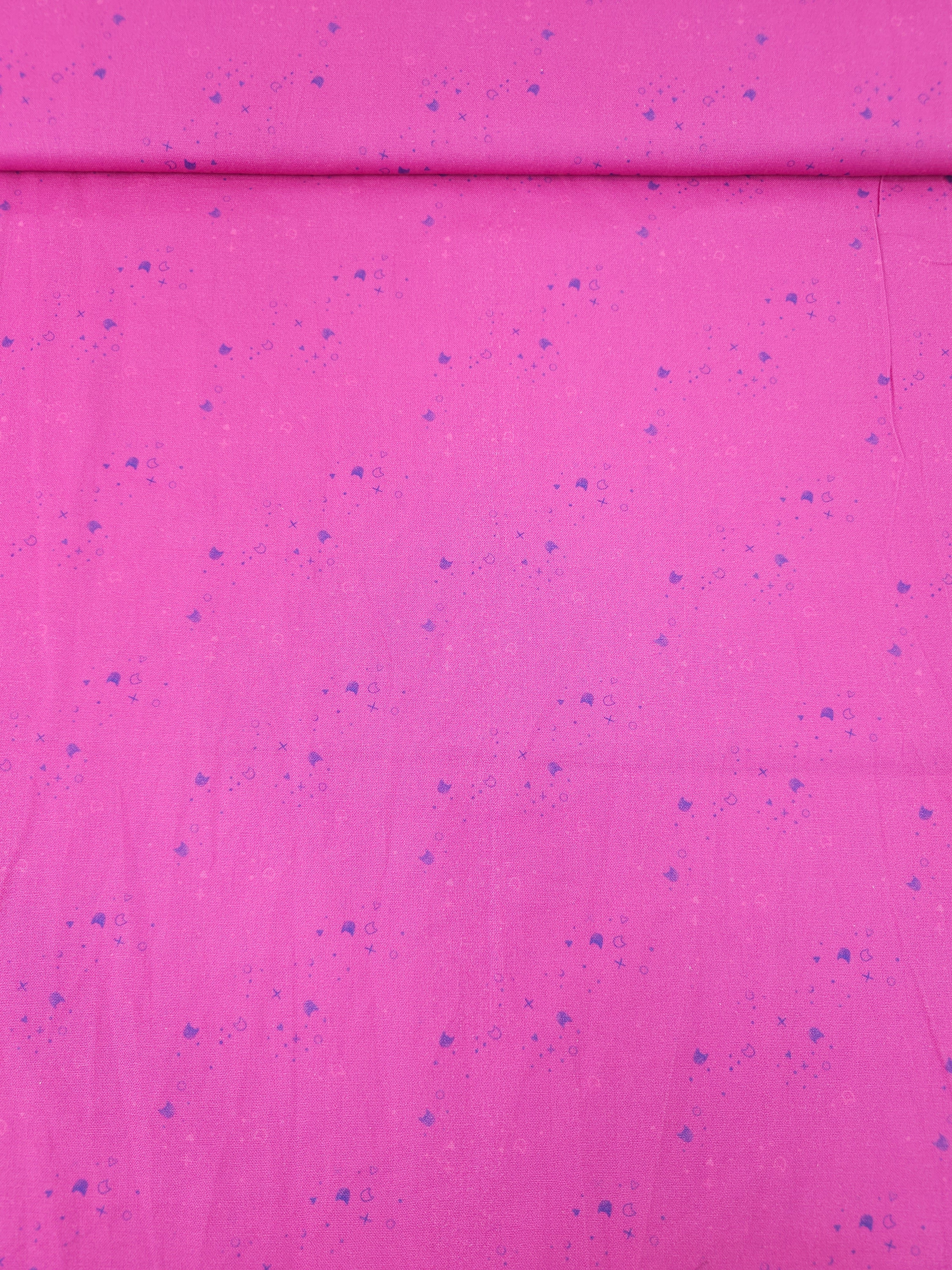 Magenta/Purple Kitty Litter 100% Cotton - Pammie Jane