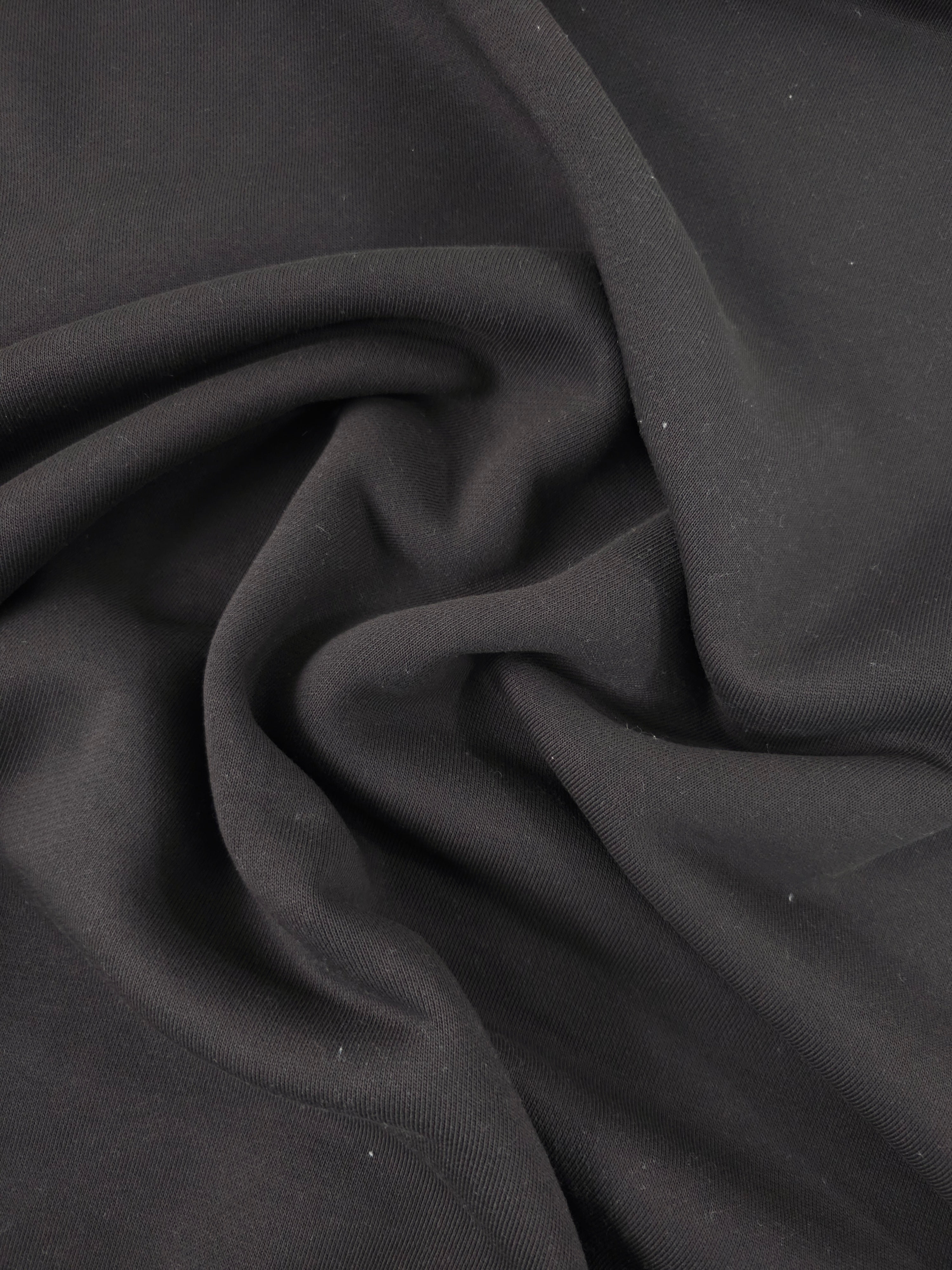 Dark Cool Brown Fleece Backed Terry