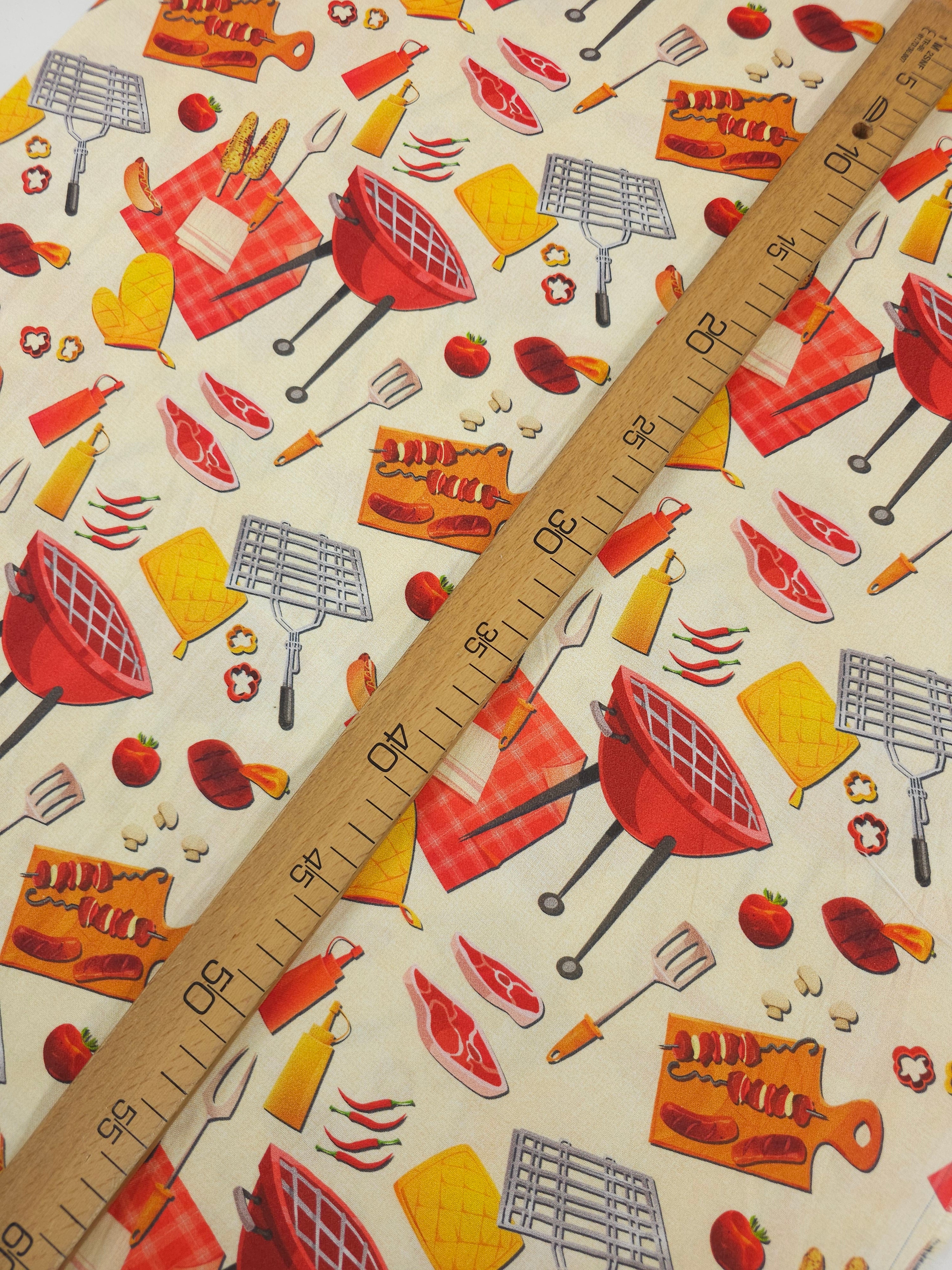 Backyard BBQ 100% Cotton