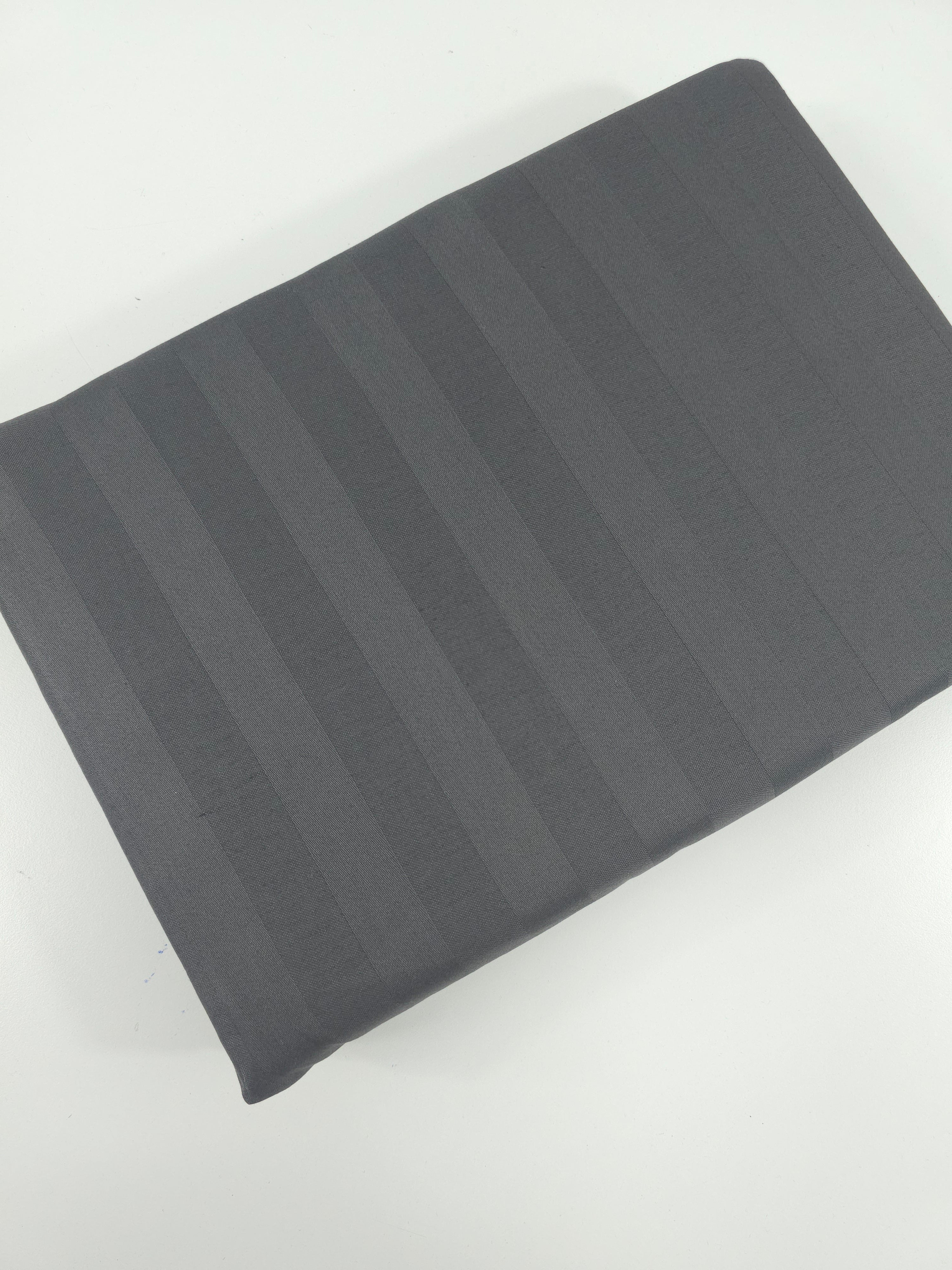 Dark Grey Stripe | Duvet Set | 100% Cotton Sateen *READ DESCRIPTION*