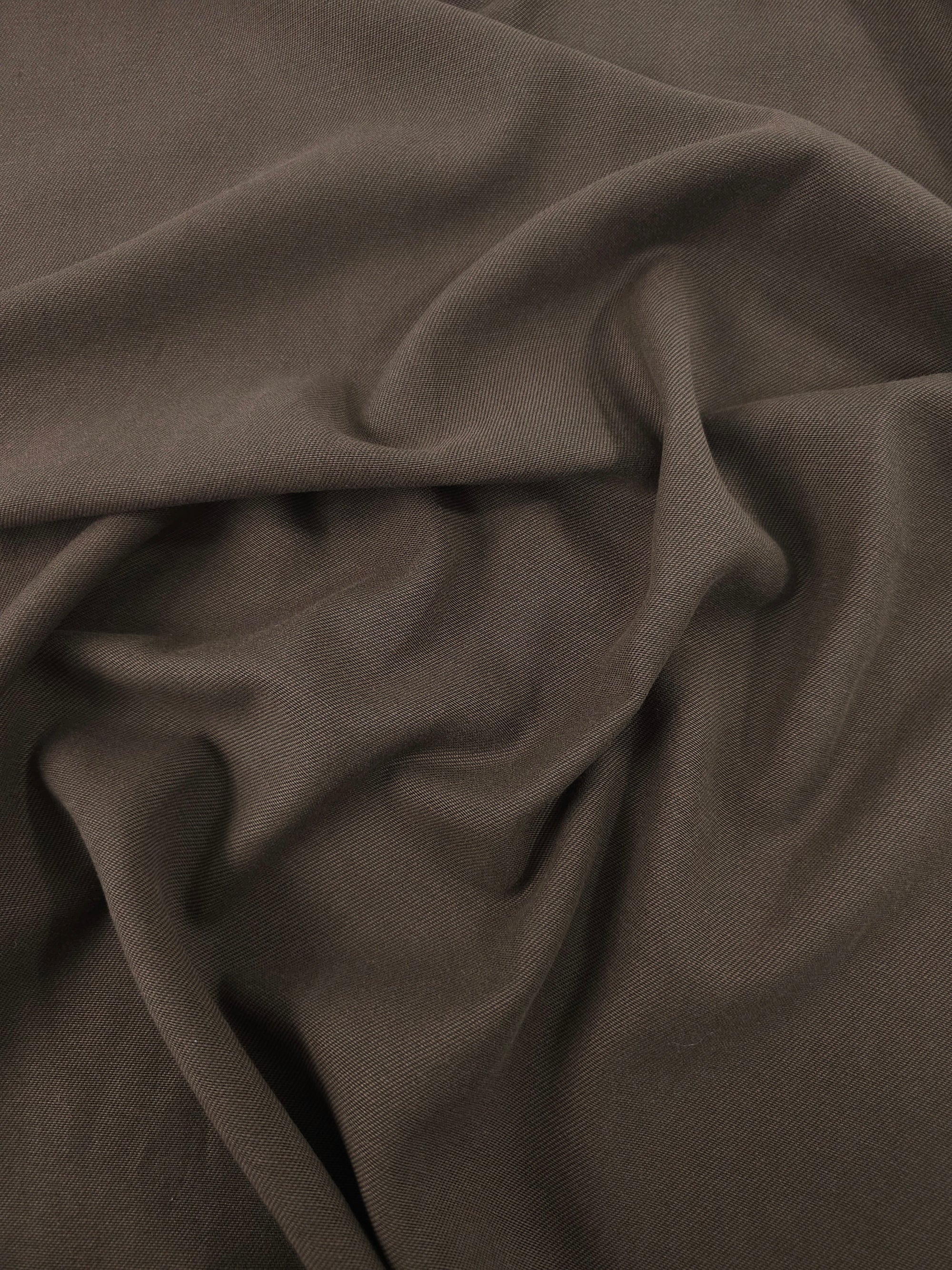 Brown Medium/Heavy Tencel Twill