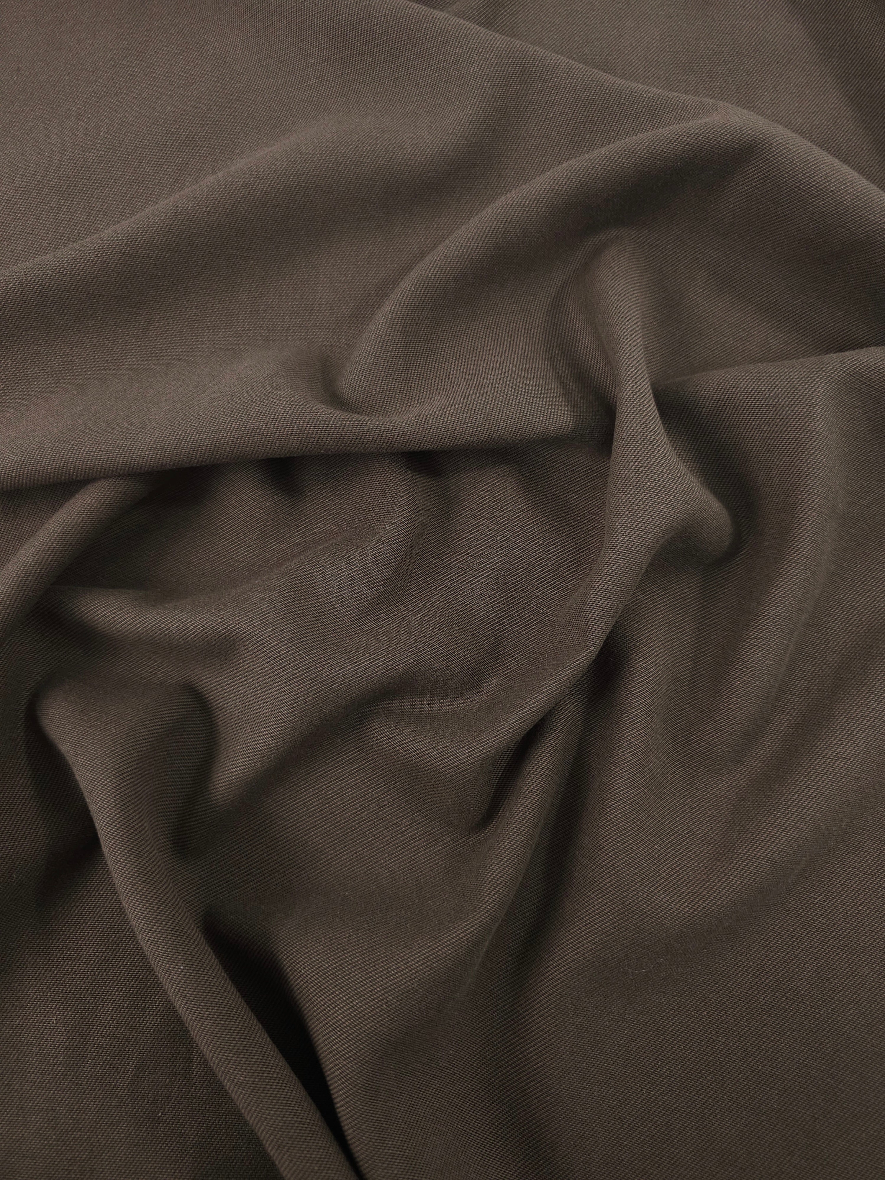 Brown Medium/Heavy Tencel Twill