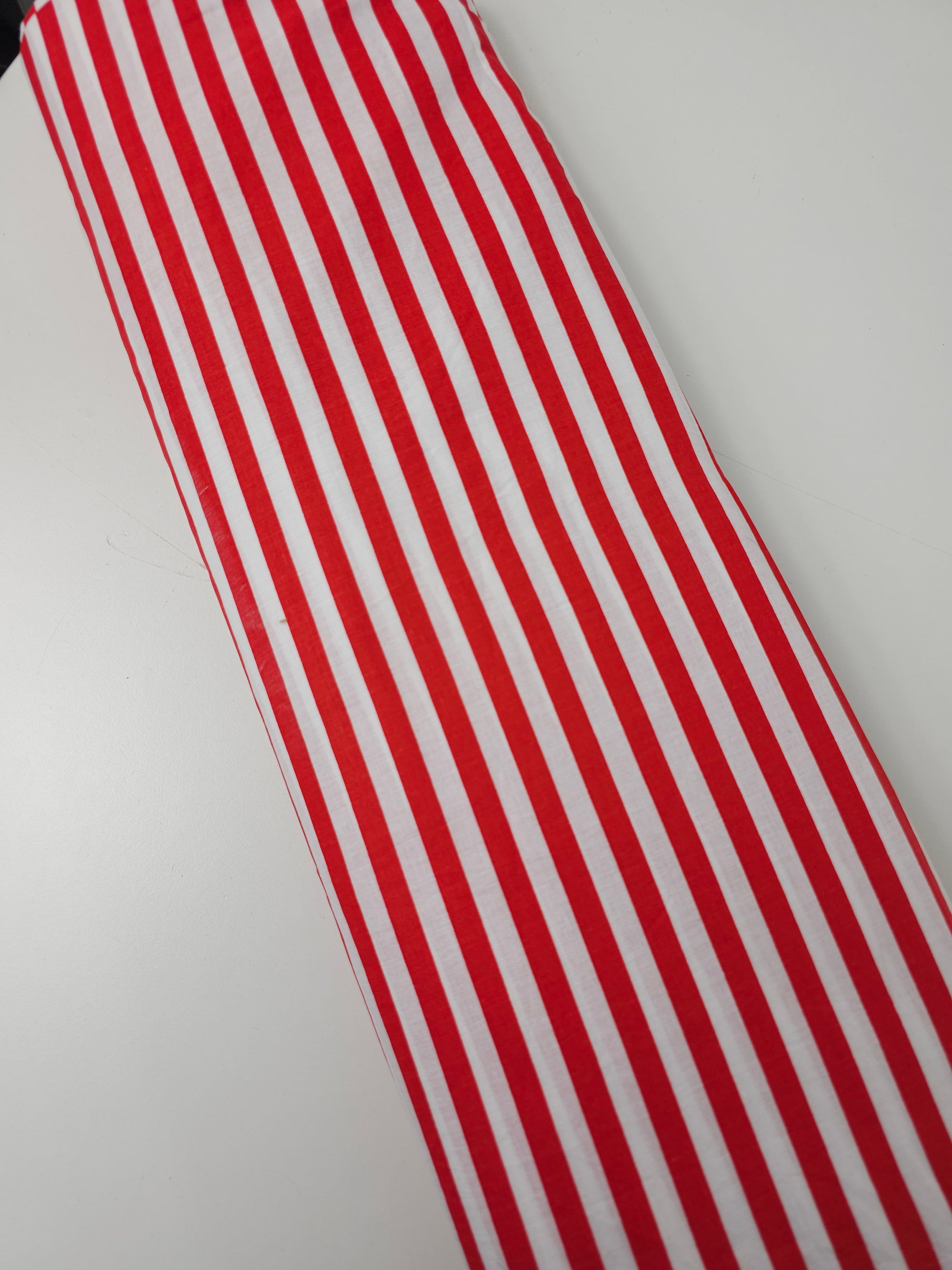 Red Large Stripe 100% Cotton *EXTRA WIDE*