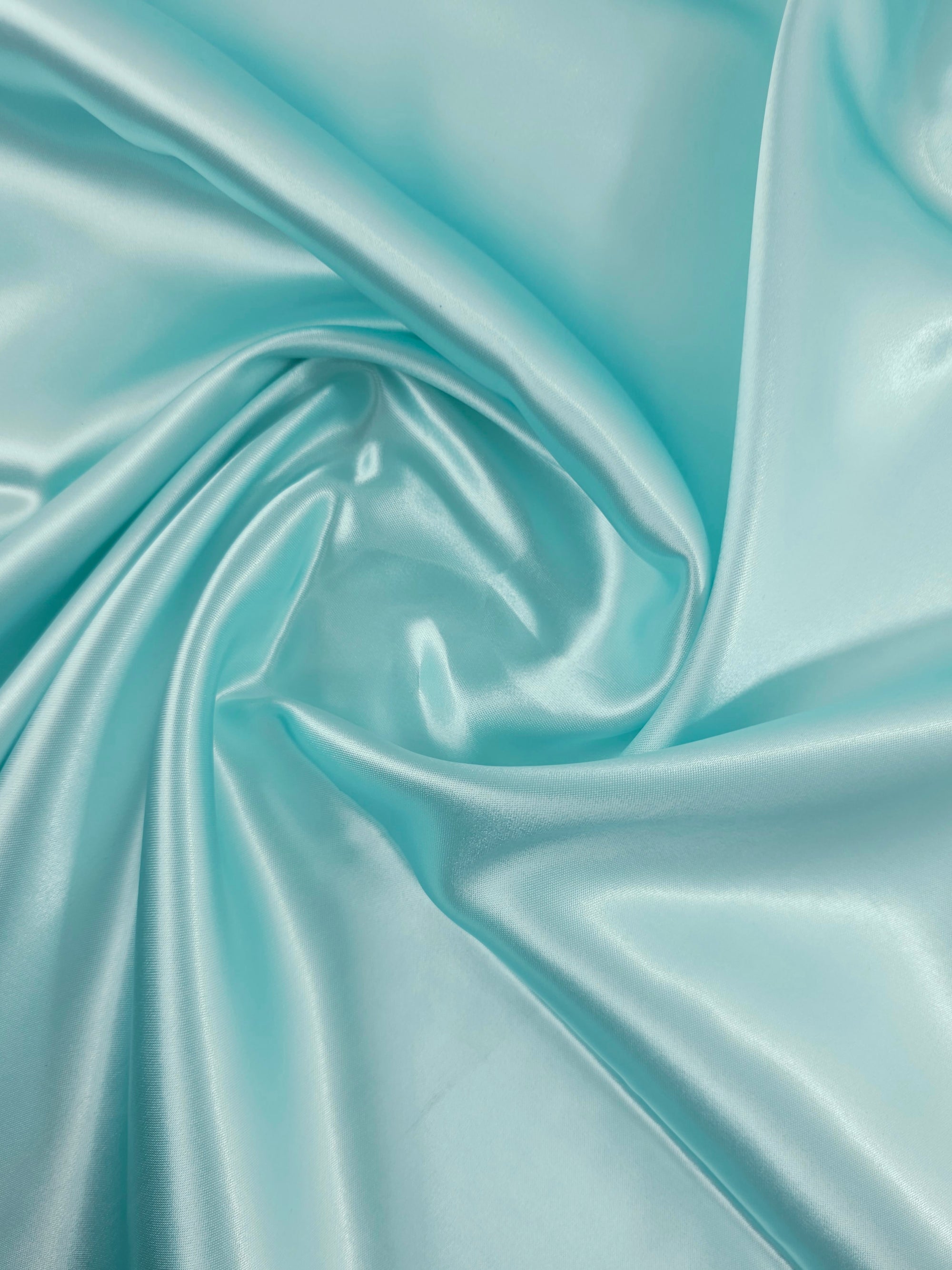 Light Blue Liquid Satin