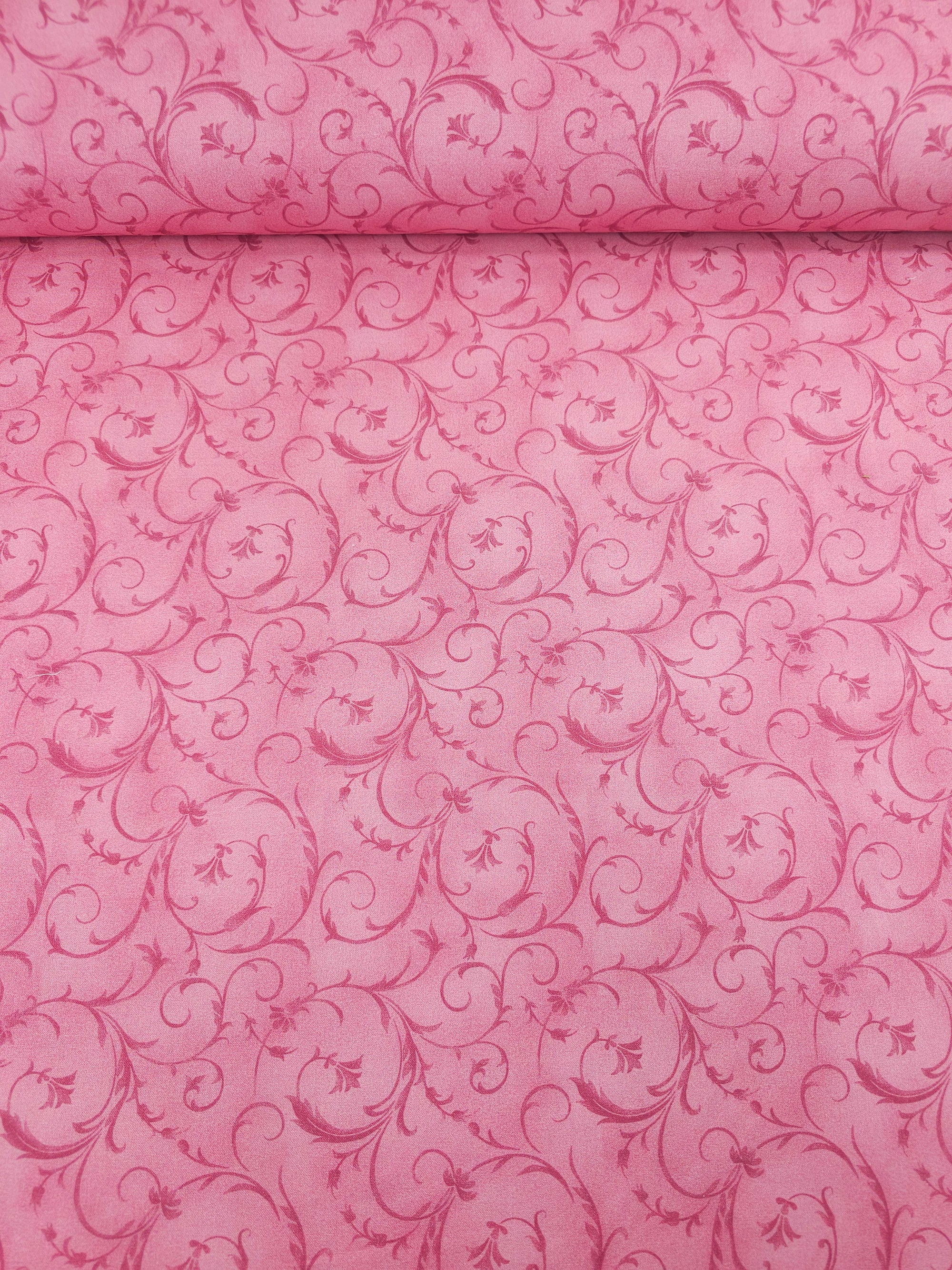 Muted Blush Majestic Swirl 100% Cotton 106" *EXTRA WIDE*