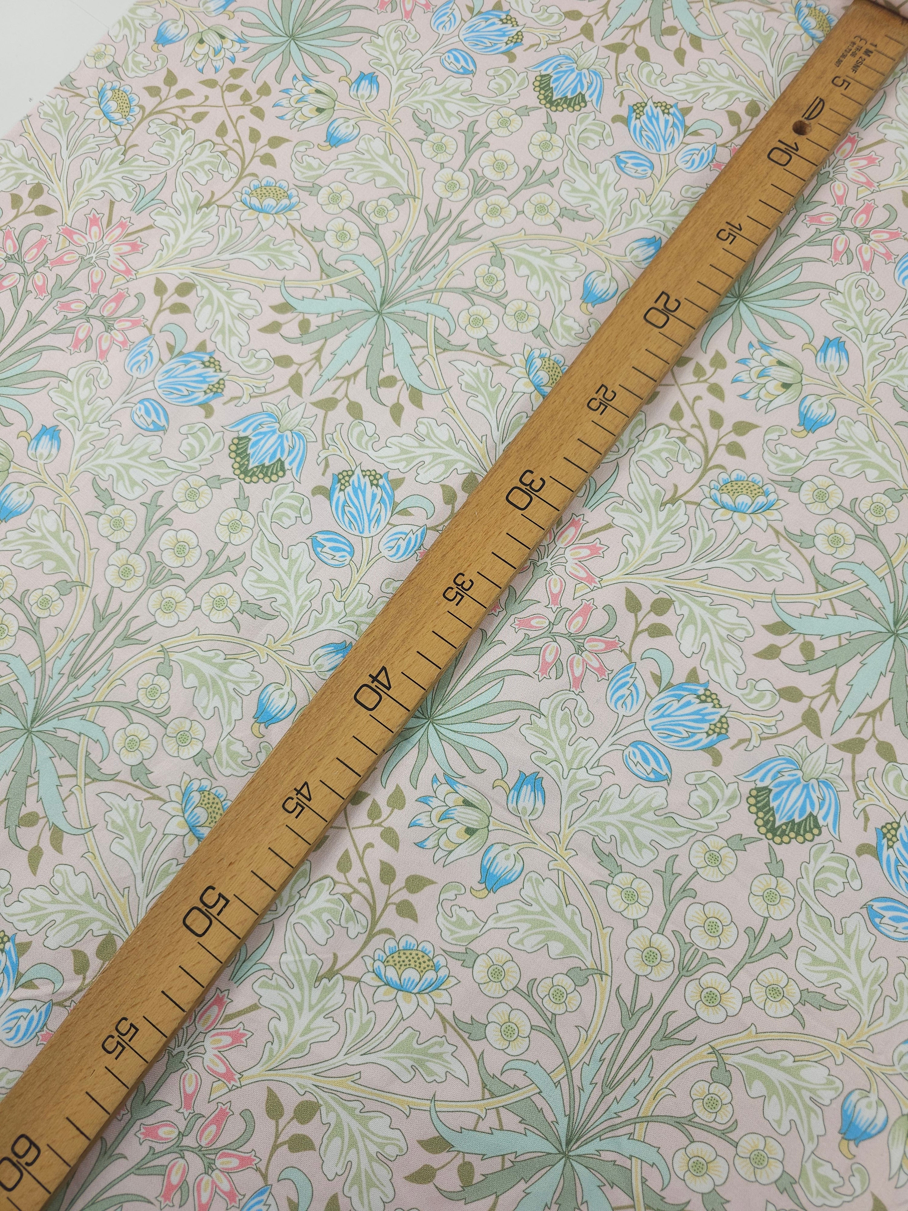 Light Pink Hyacinth Floral 100% Cotton - William Morris