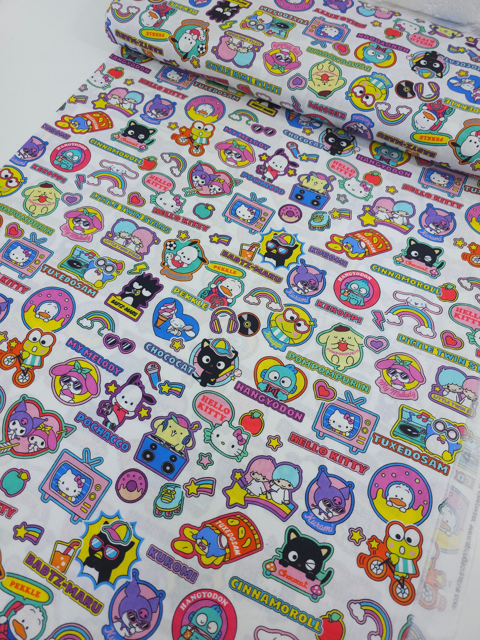 Hello Kitty and Friends Badges 100% Cotton