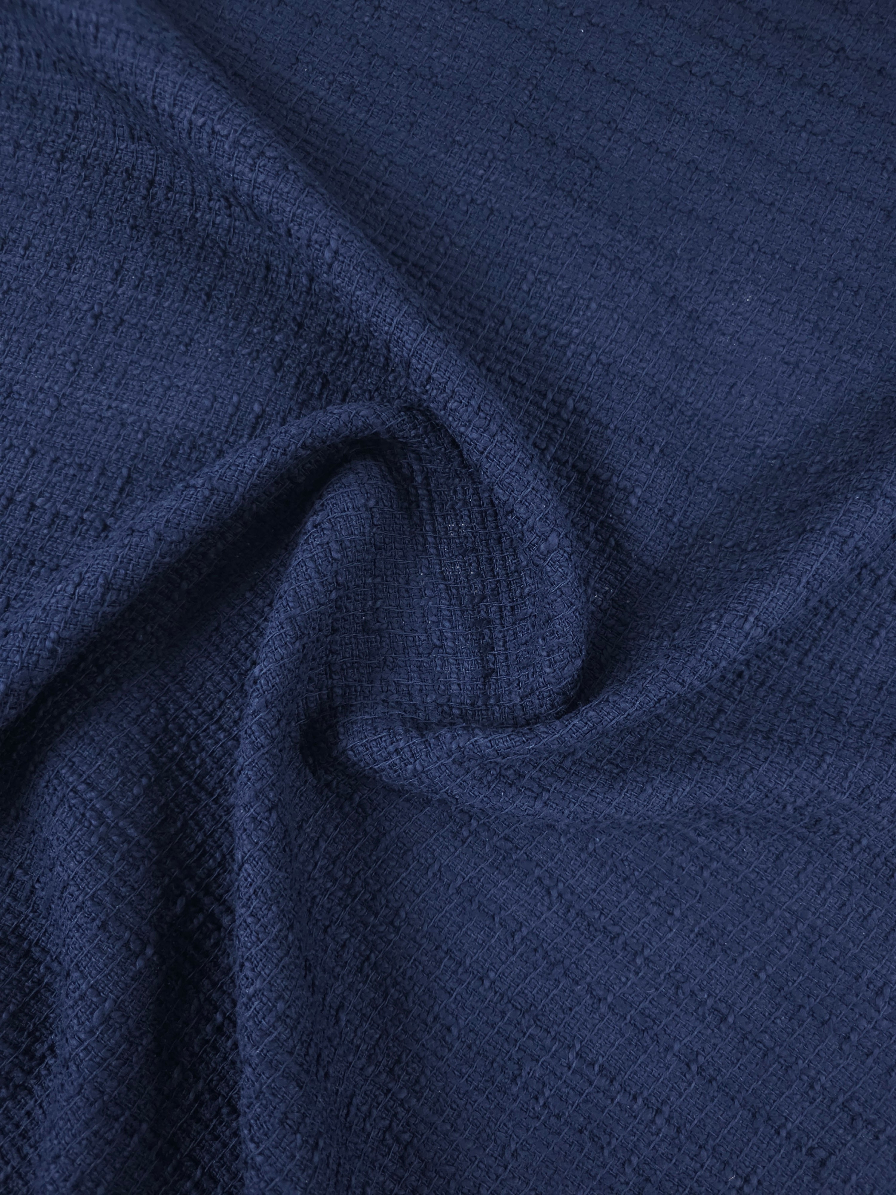Navy Blue Boucle