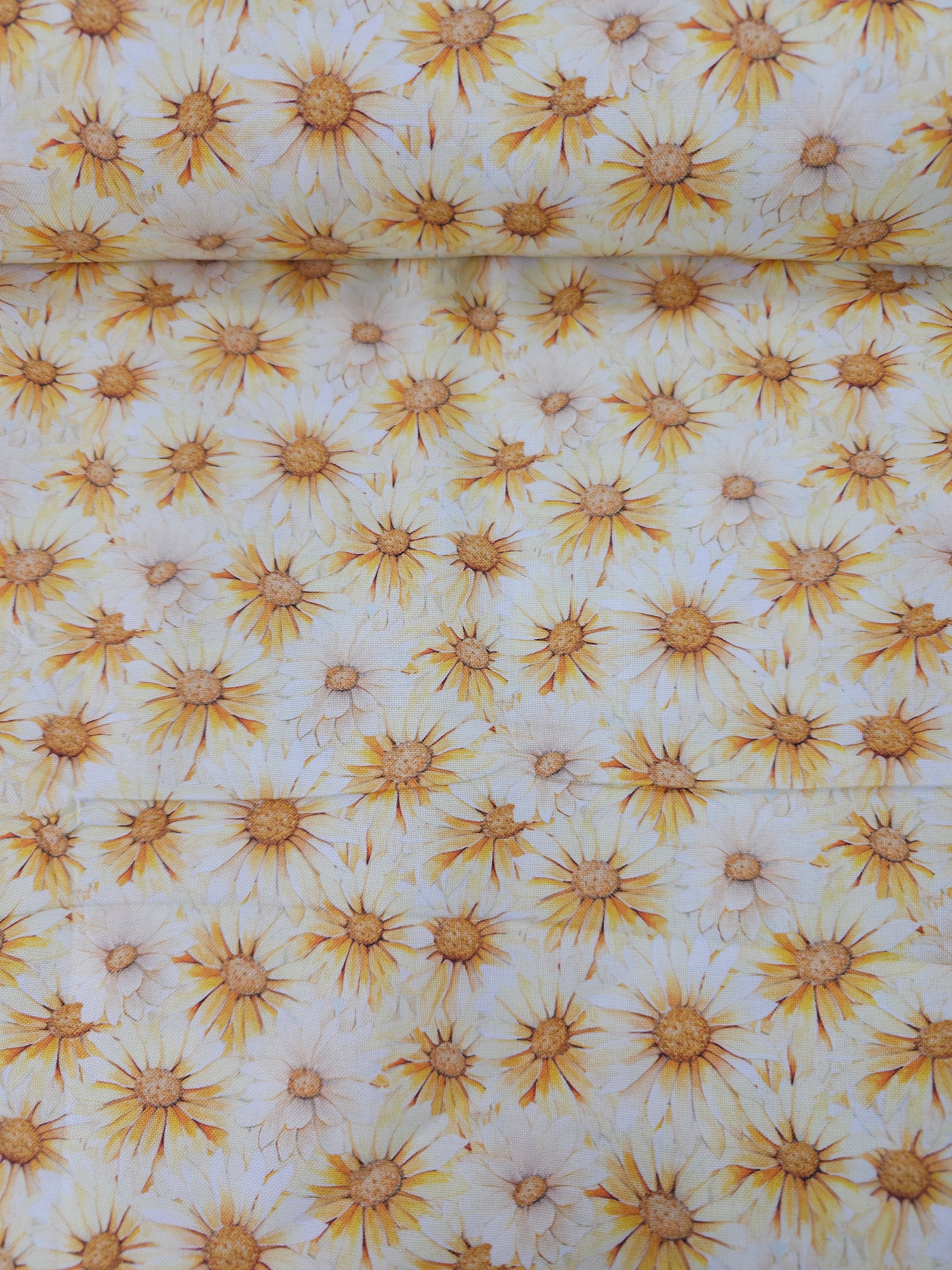 Vintage Daisy Field 100% Cotton