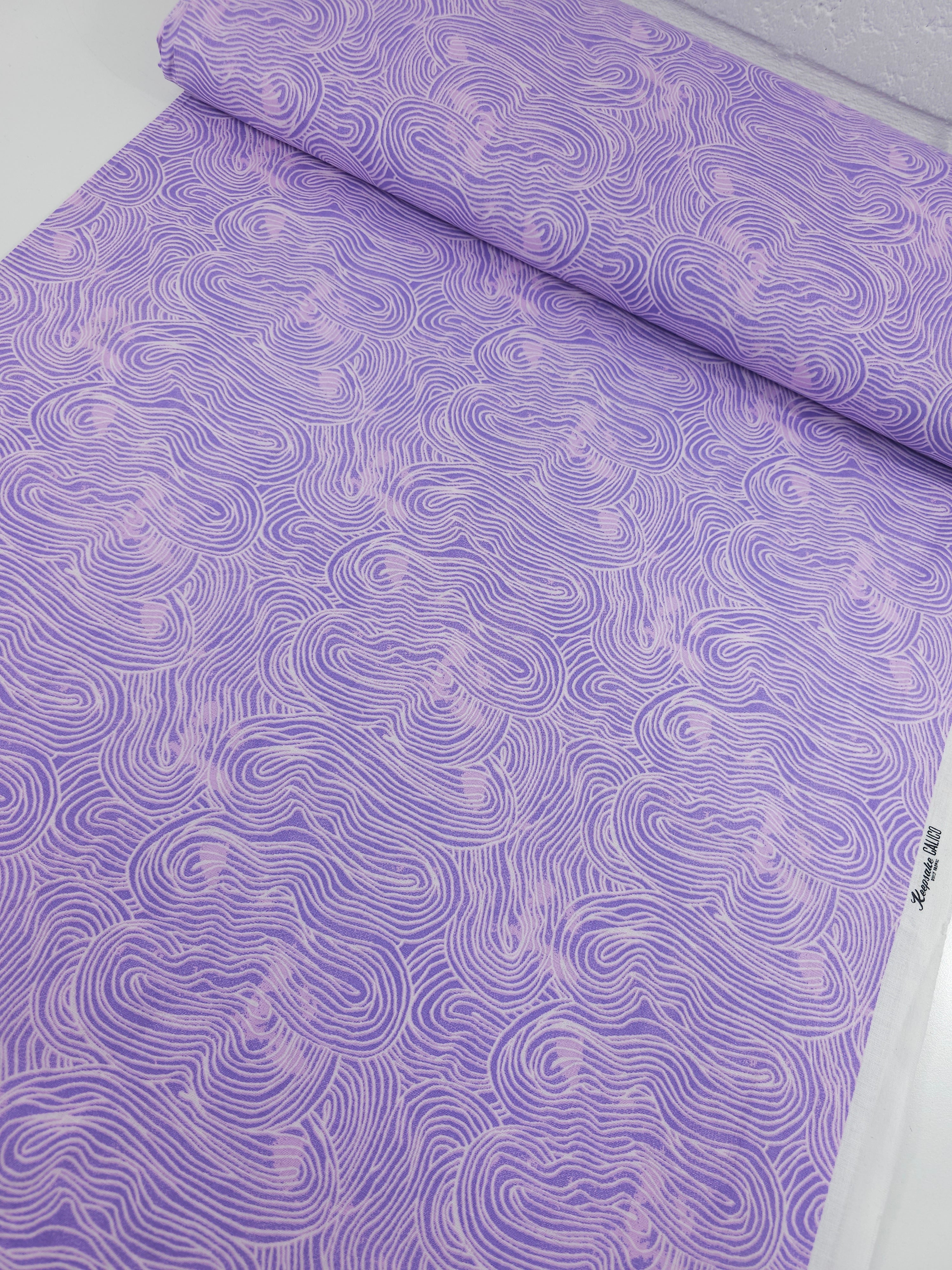 Lilac Swirl 100% Cotton