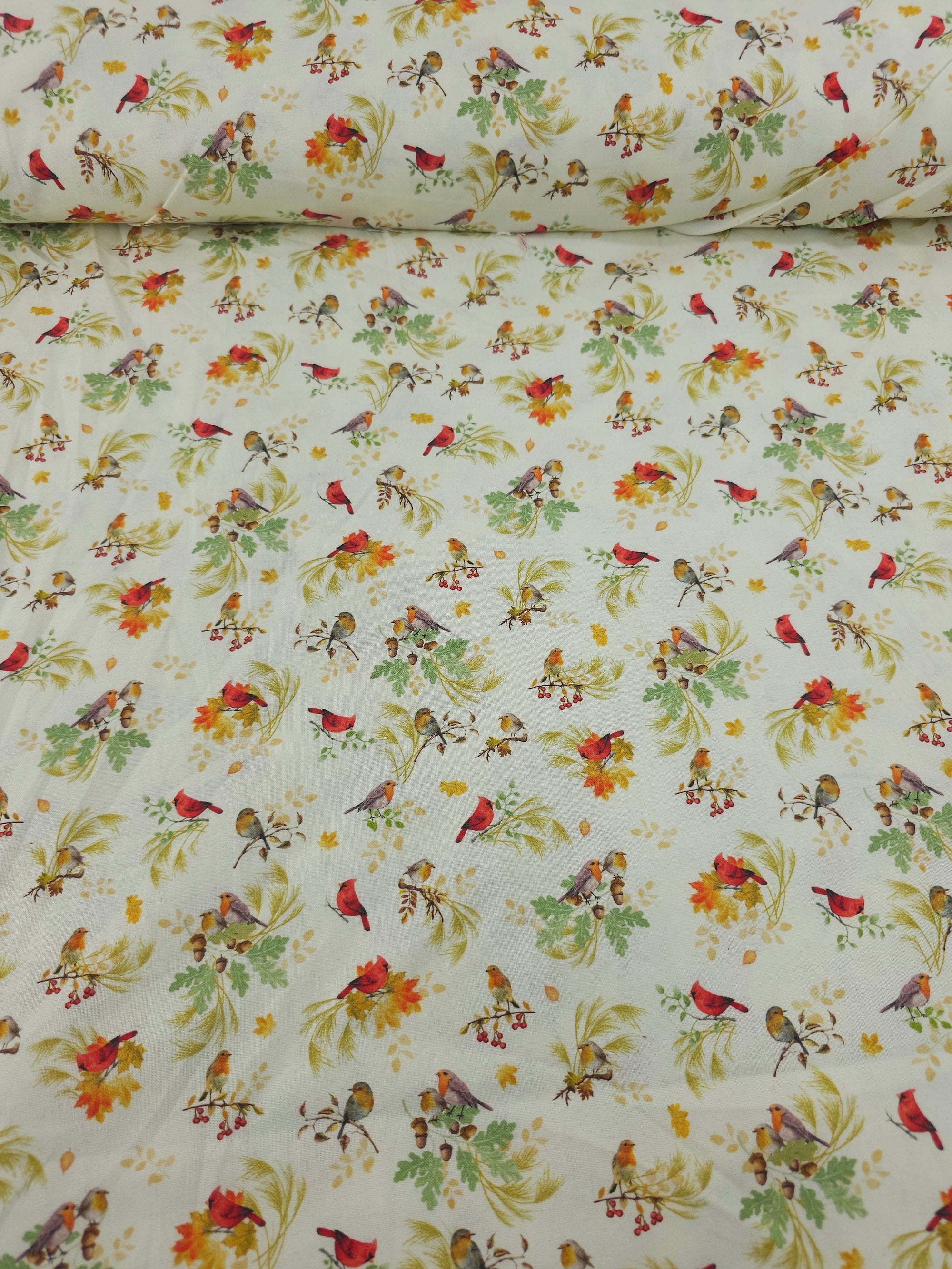 Harvest Robin Leaf 100% Cotton