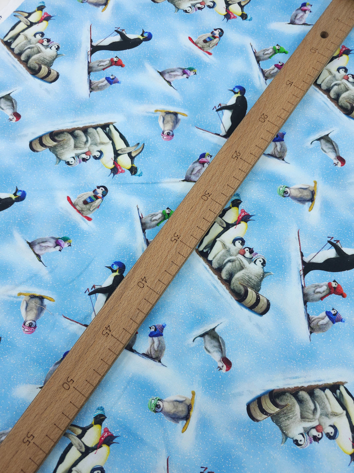 Penguin Snow Activities 100% Cotton