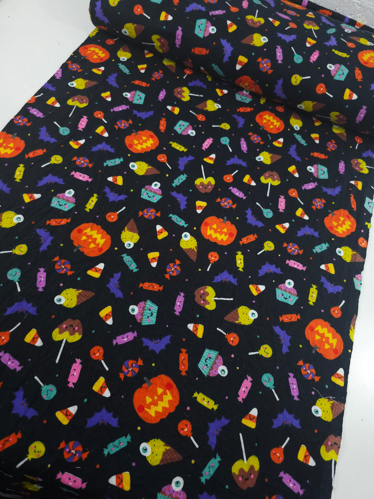 Novelty Halloween Candy Lightweight Flannel Cotton - Joann