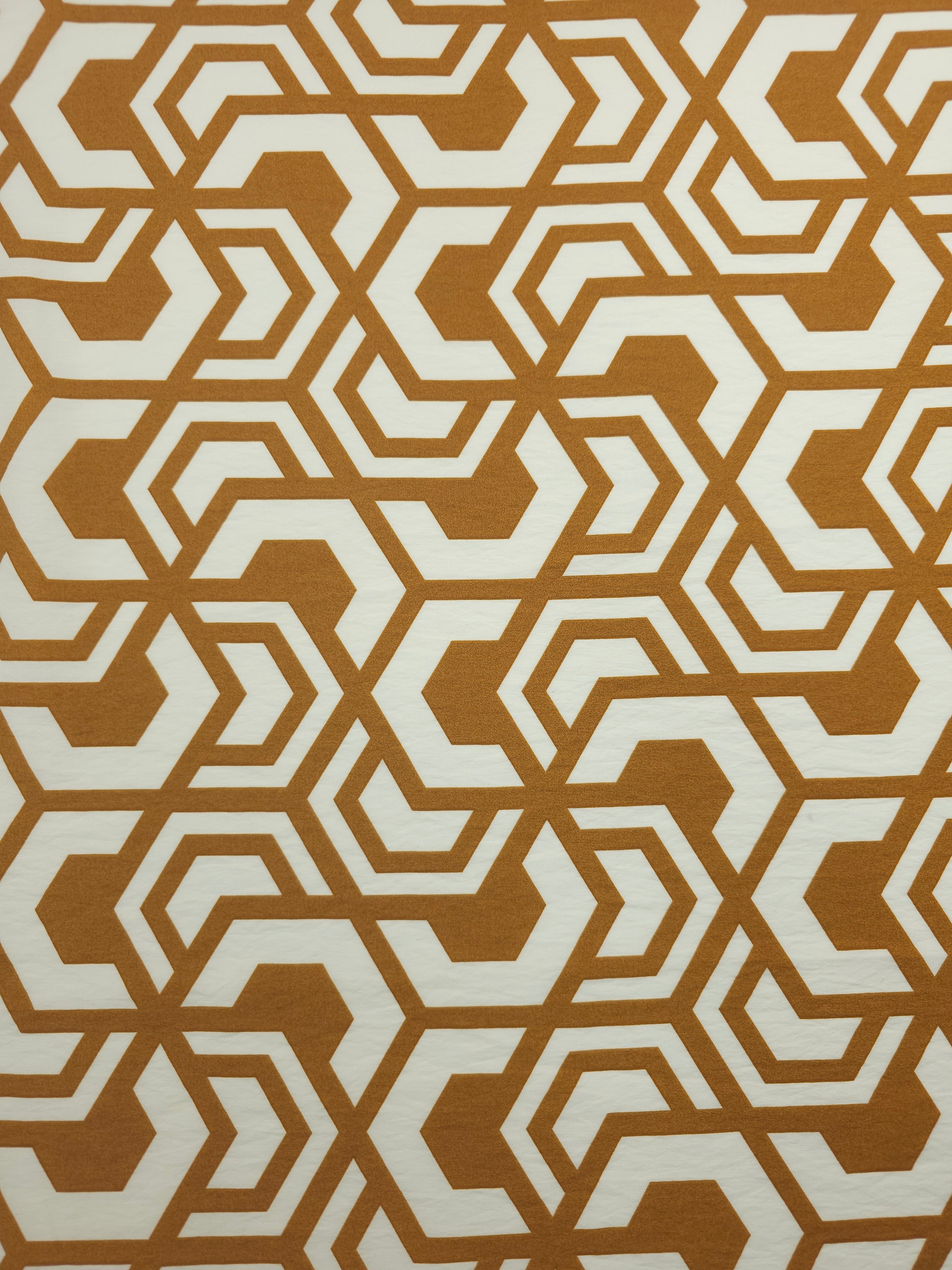 Bronze/Ivory Geometric Modal