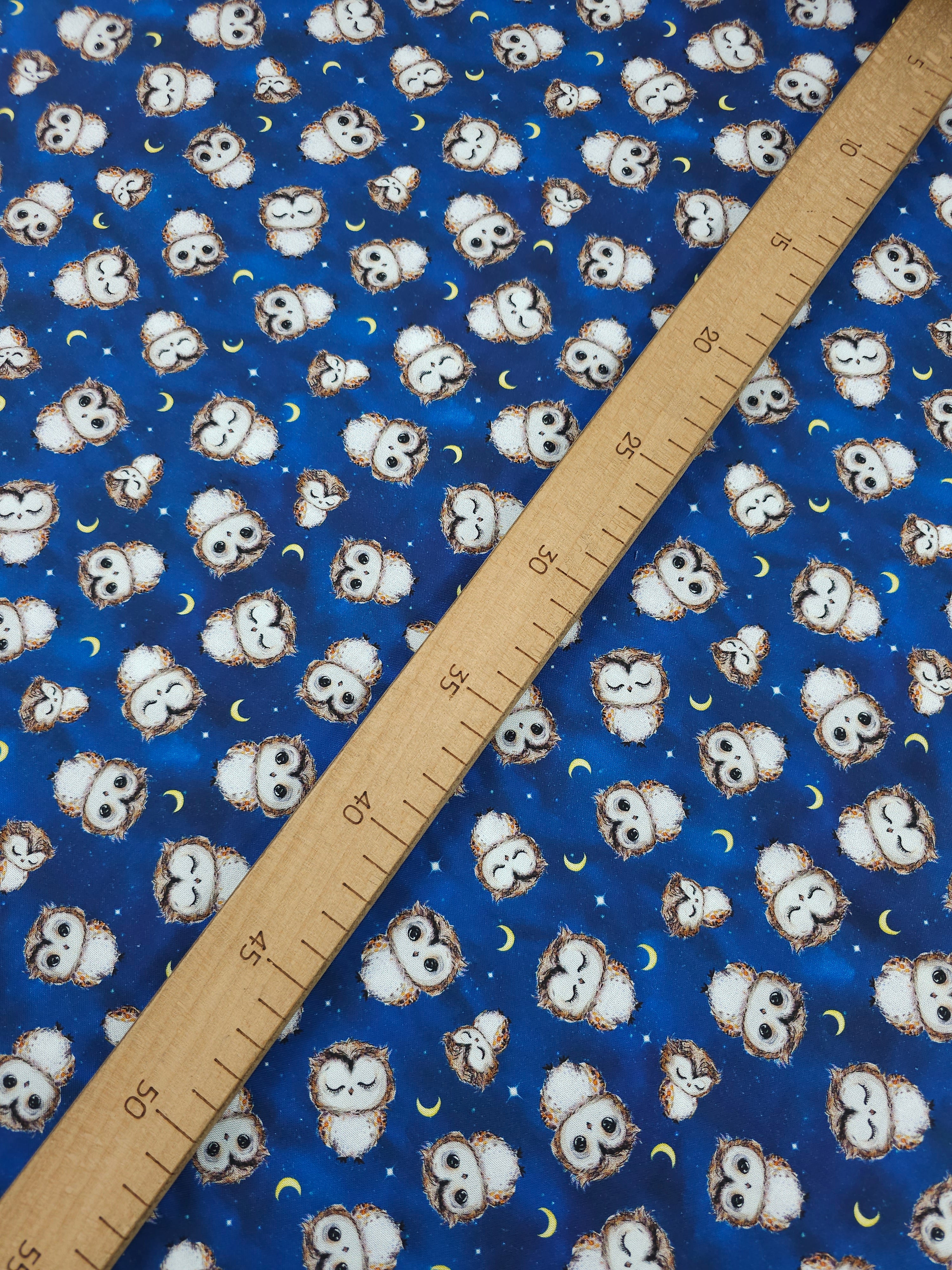 Midnight Owls 100% Cotton