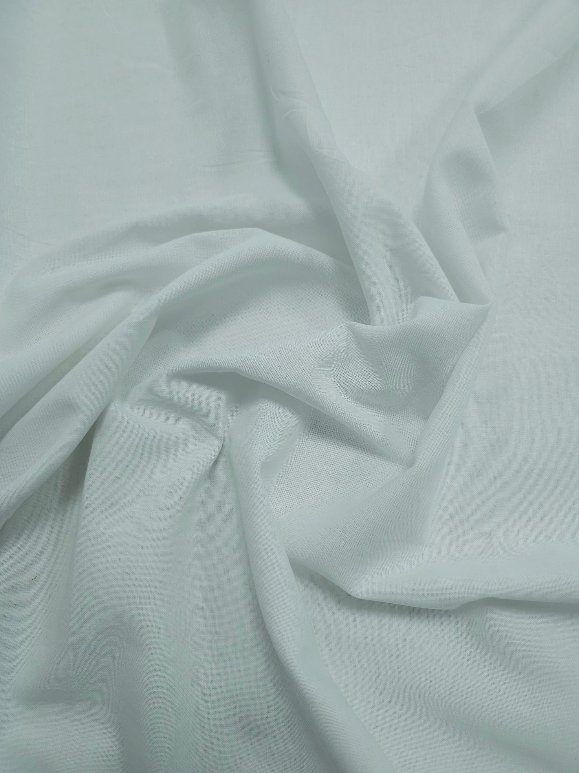 White Cotton Muslin *EXTRA WIDE*