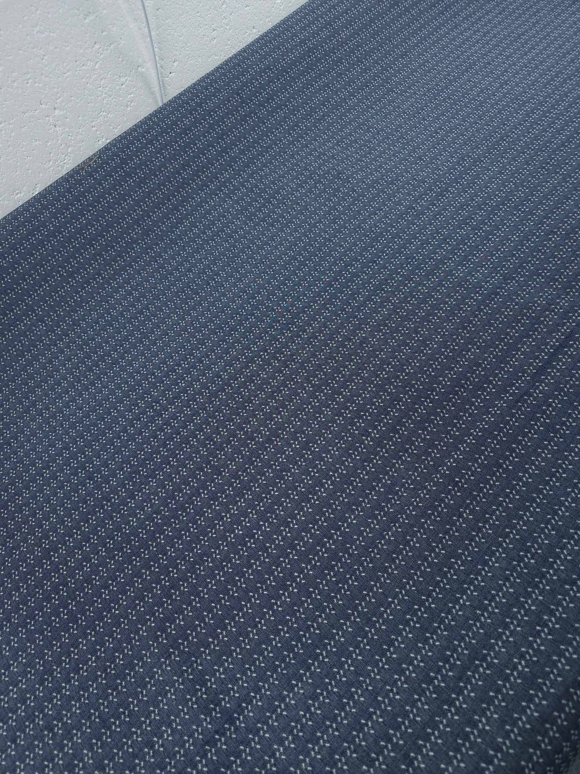Ditsy Static Geometric Denim